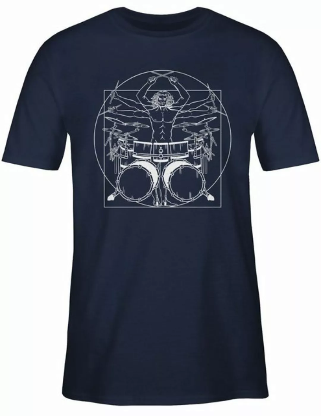 Shirtracer T-Shirt Schlagzeuger Drummer Geschenk Schlagzeug Musik Instrumen günstig online kaufen