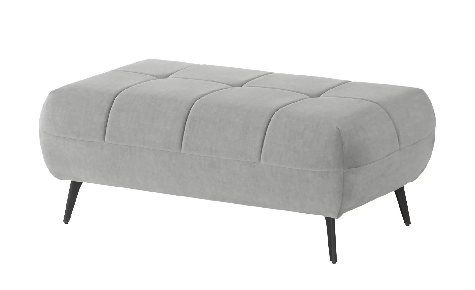 bobb Hocker  Carly ¦ silber ¦ Maße (cm): B: 118 H: 47 T: 73.0 Polstermöbel günstig online kaufen