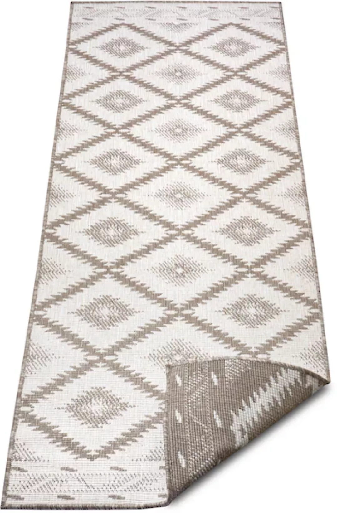 NORTHRUGS Teppich »Malibu«, rechteckig, In-& Outdoor, Wetterfest, Balkon, G günstig online kaufen