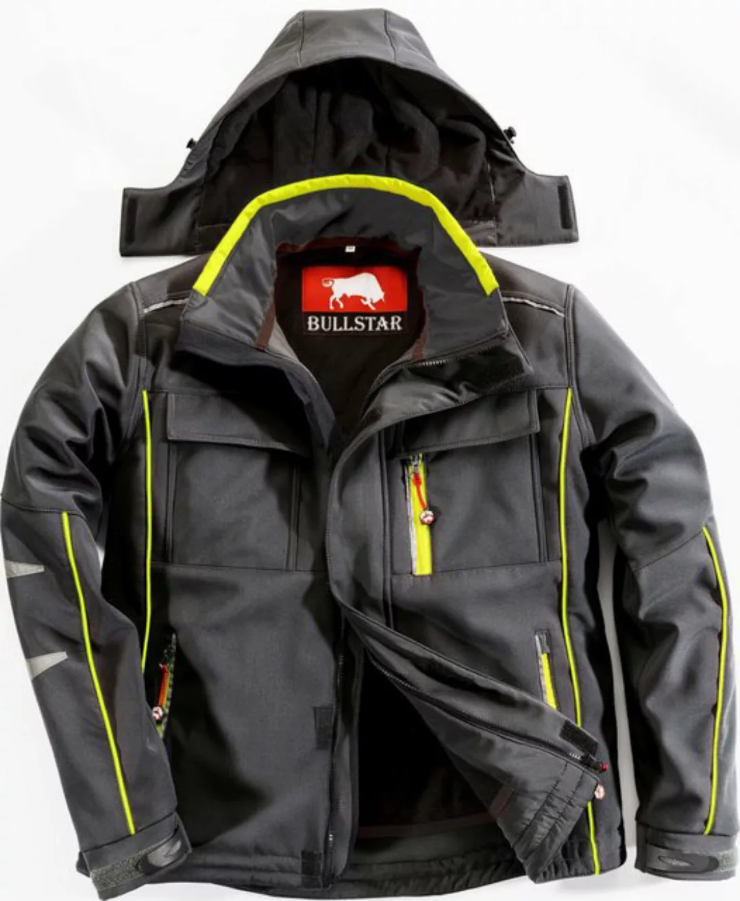 Bullstar Softshelljacke Bullstar Winter-Softshelljacke ULTRA schwarz günstig online kaufen