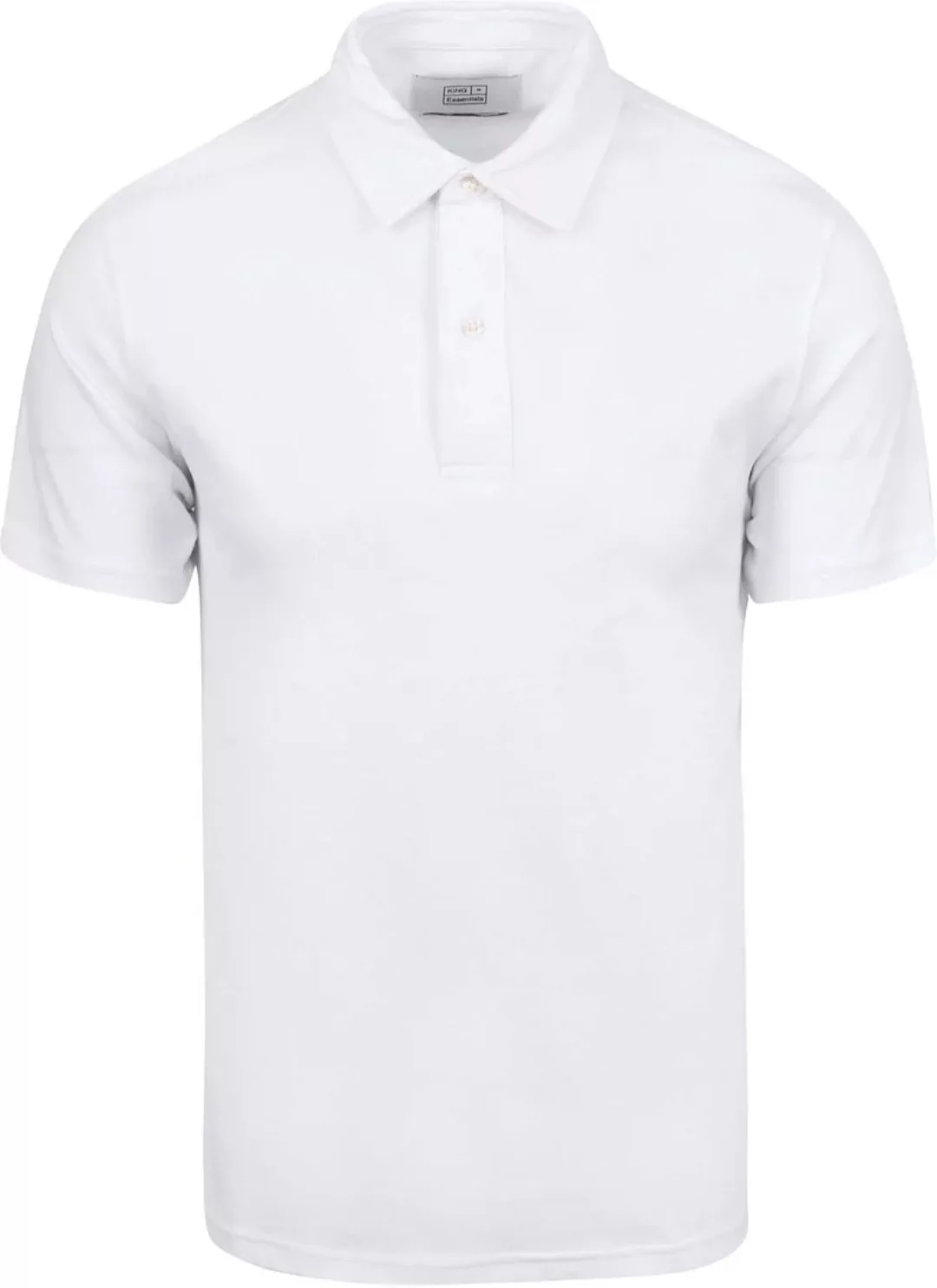 King Essentials The James Poloshirt Weiß - Größe XL günstig online kaufen