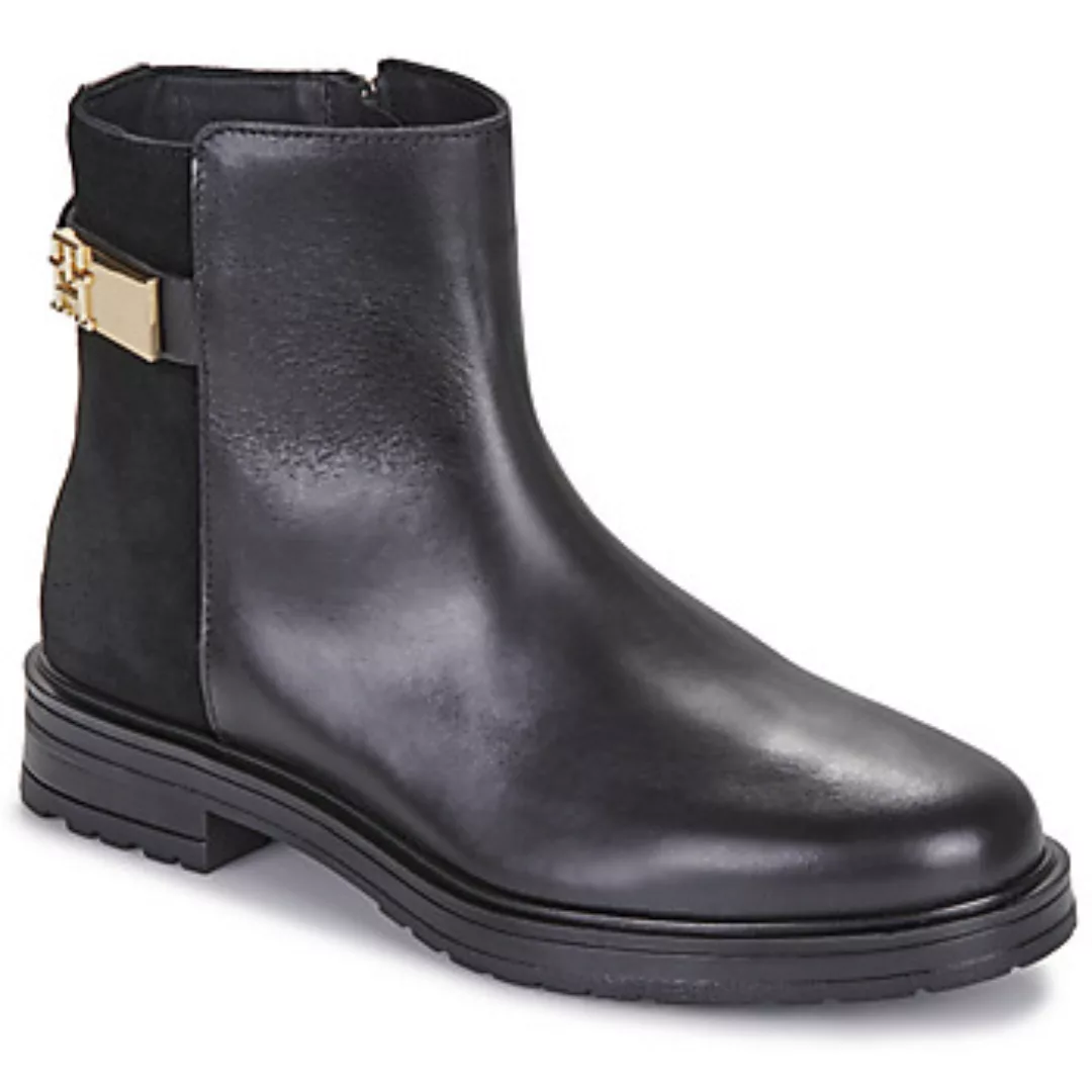 Tommy Hilfiger  Damenstiefel TH LOGO LEATHER MIX CHELSEA günstig online kaufen