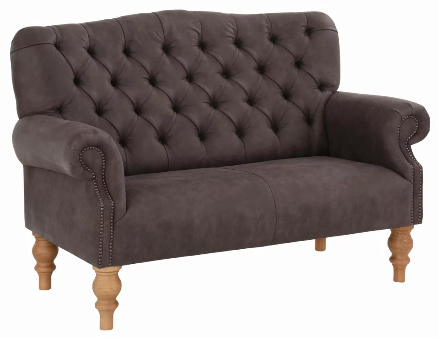 Home affaire Chesterfield-Sofa "Lord", mit echter Chesterfield-Knopfheftung günstig online kaufen