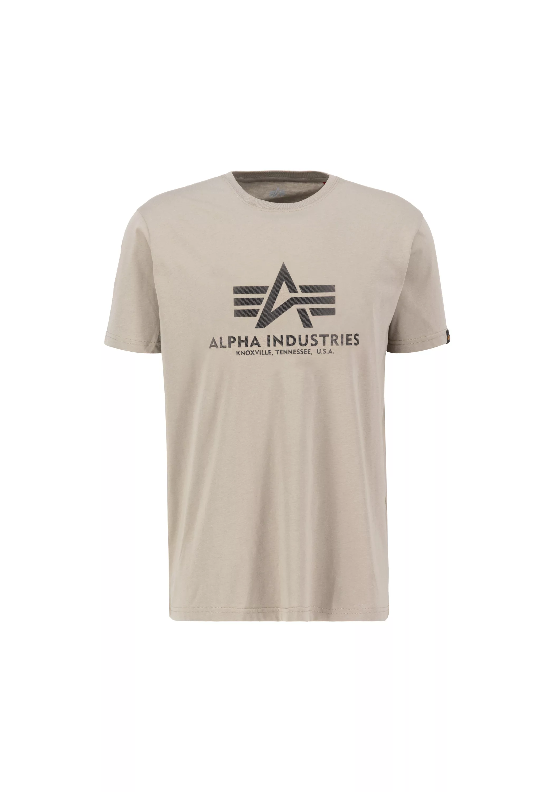 Alpha Industries T-Shirt "Alpha Industries Men - T-Shirts Basic T Carbon" günstig online kaufen