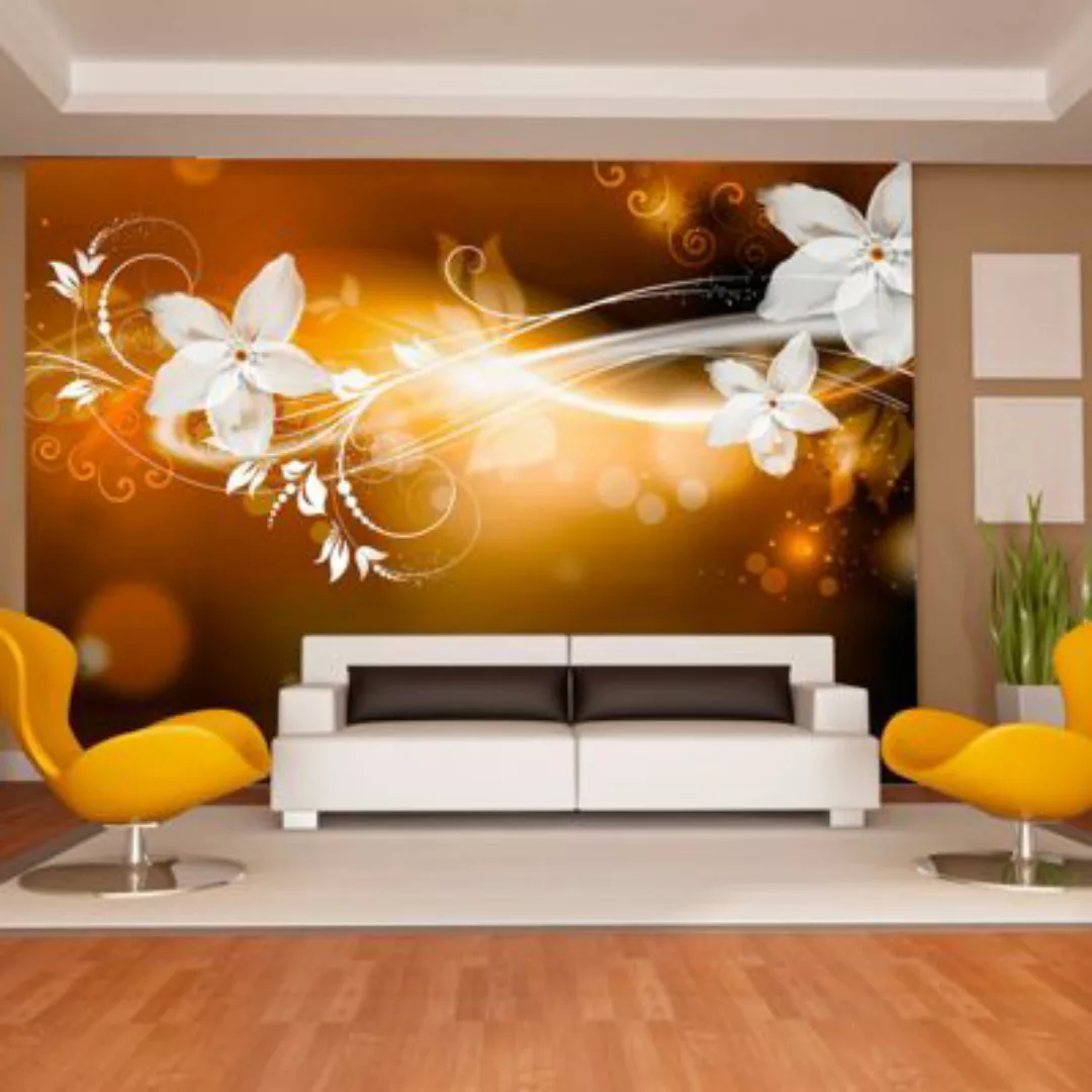 artgeist Fototapete Snow flower mehrfarbig Gr. 350 x 245 günstig online kaufen