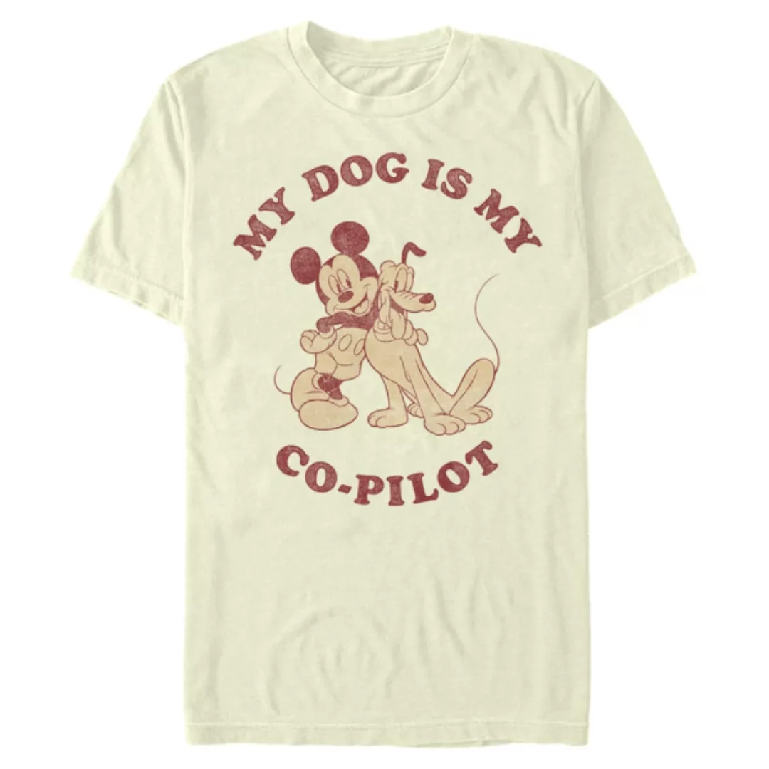 Disney Classics - Micky Maus - Micky & Pluto Copilot - Männer T-Shirt günstig online kaufen