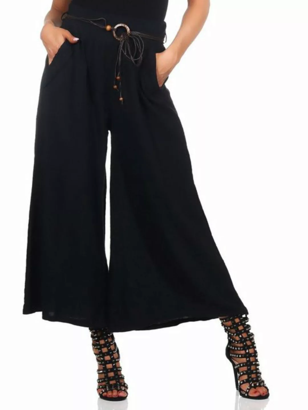 Mississhop Stoffhose Baumwollhose 100 % Baumwolle Hose Sommerhose M.375 günstig online kaufen