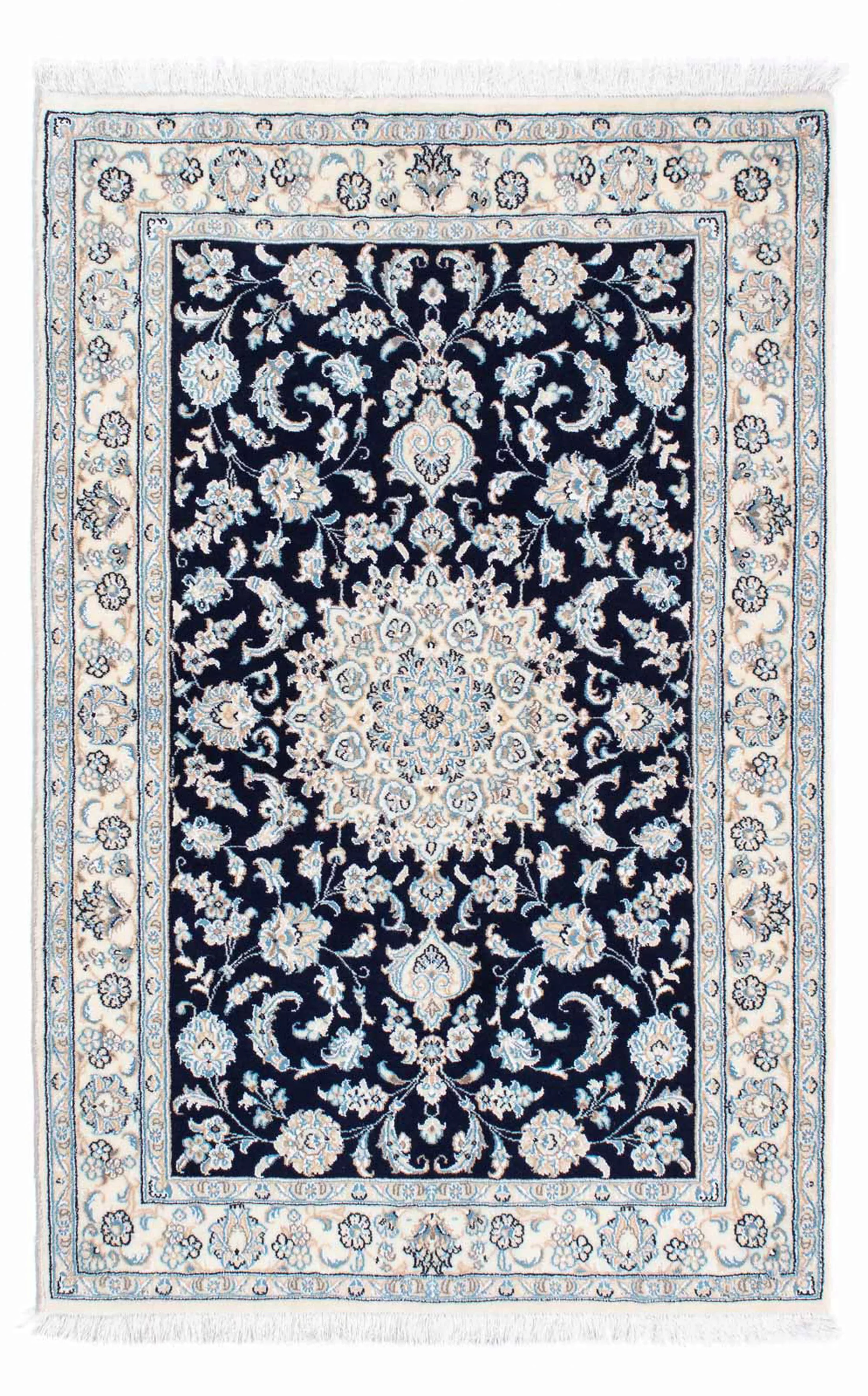 morgenland Orientteppich »Perser - Nain - Royal - 150 x 98 cm - dunkelblau« günstig online kaufen