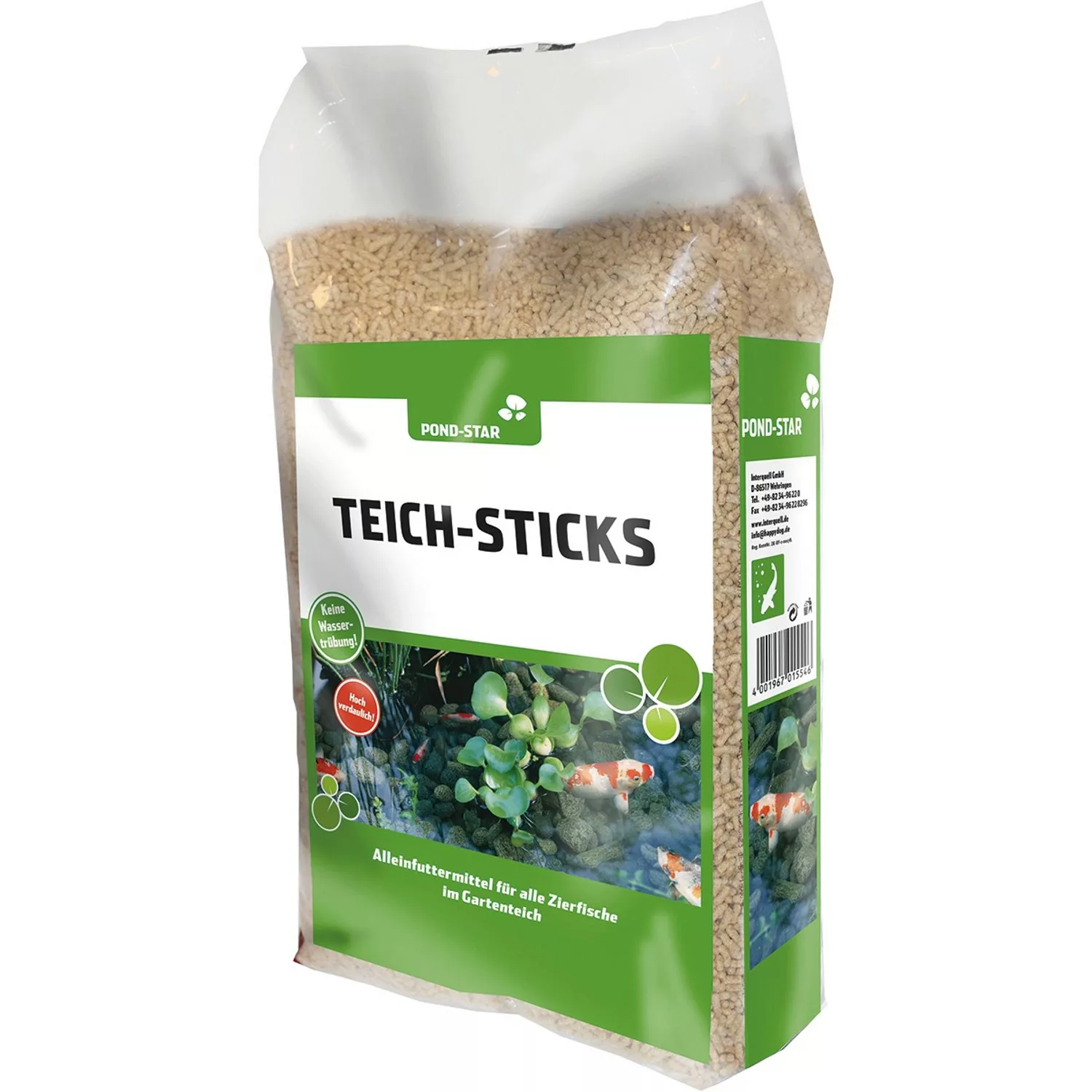 Teich-Fischfutter Pondstar Teichsticks Premium 15 l günstig online kaufen