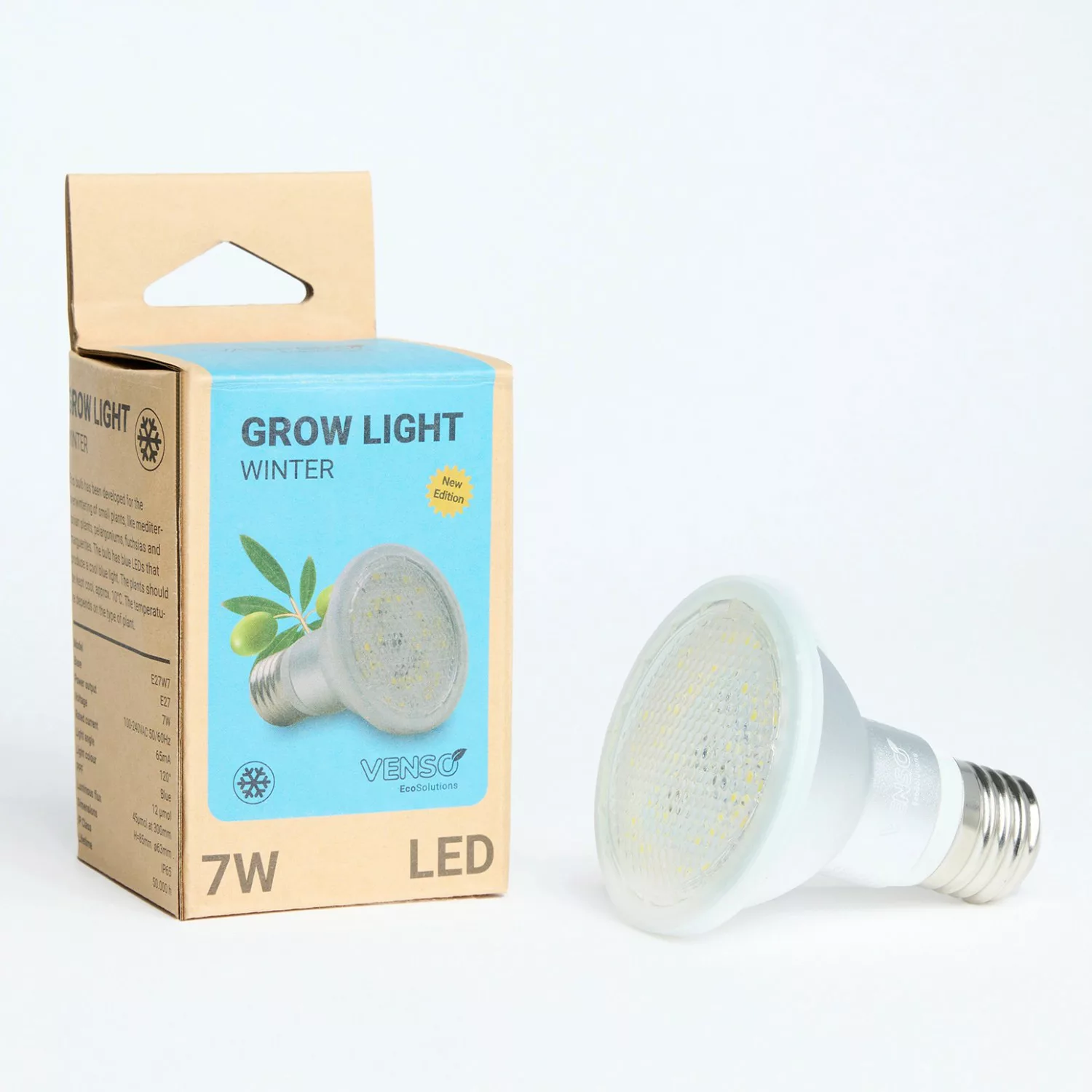 Venso E27 LED-Pflanzenlampe Winter 7 W günstig online kaufen