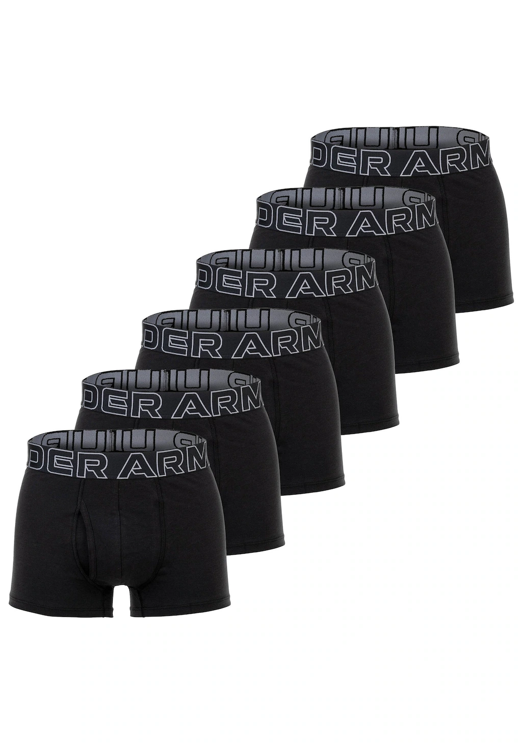 Under Armour Boxershorts "Boxershort UA PERFORMANCE COTTON - SOLID 3 IN 6PK günstig online kaufen