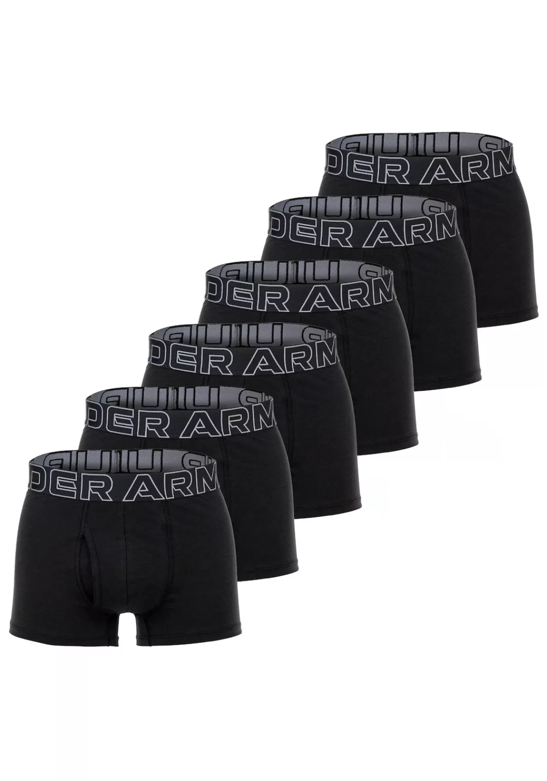 Under Armour Boxershorts "Boxershort UA PERFORMANCE COTTON - SOLID 3 IN 6PK günstig online kaufen