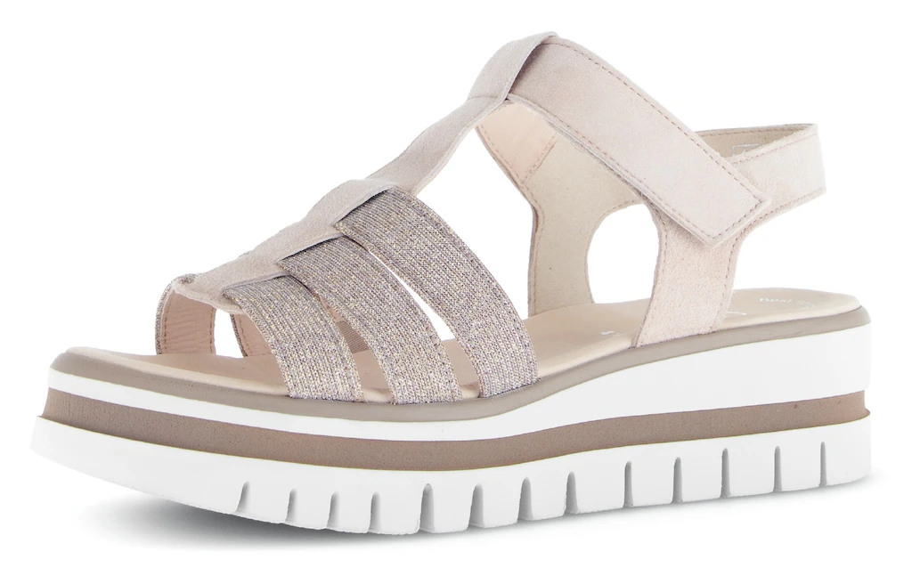 Gabor Sandalette, Plateau, Sommerschuh, Riemchensandale mit günstig online kaufen