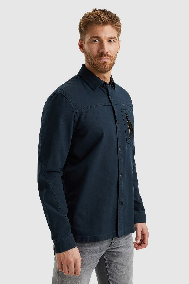 PME Legend Overshirt Mattweave Navy - Größe L günstig online kaufen