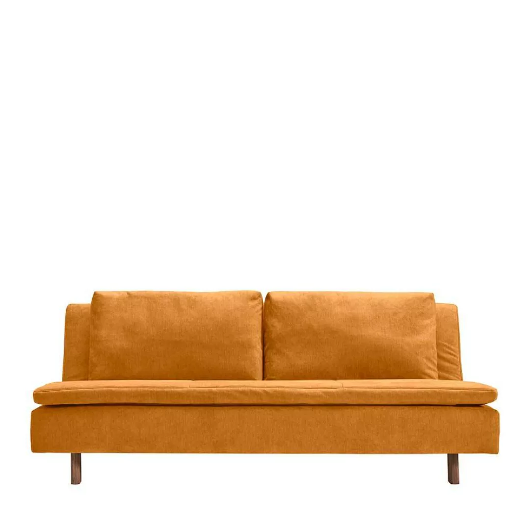 Dreisitzer Sofa mit Rücken Klappmechanik Microvelour günstig online kaufen