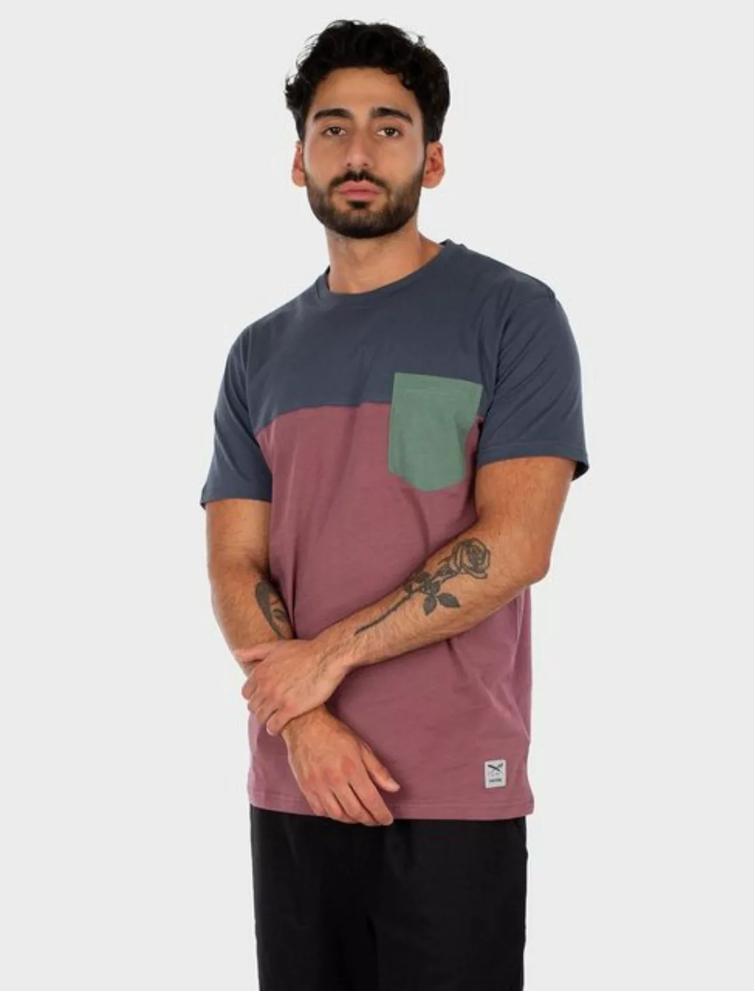 iriedaily T-Shirt - Colour-Blocking T-Shirt - Kurzarm Shirt bunt günstig online kaufen