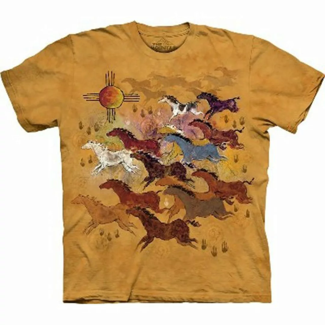 The Mountain T-Shirt Horses and Sun - Pferde günstig online kaufen
