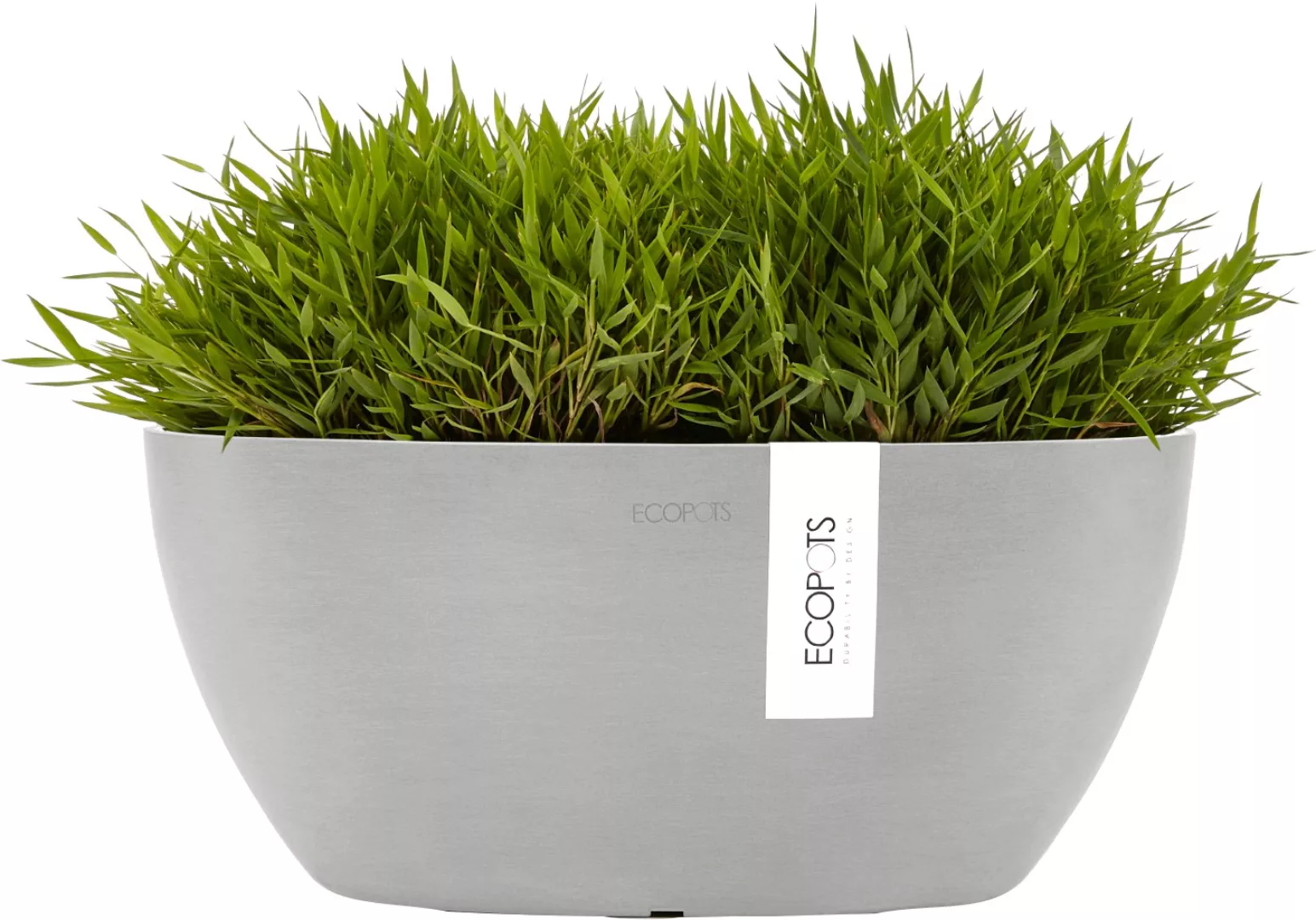 Ecopots Pflanztopf Sofia+WasBeh Grau 30 cm günstig online kaufen