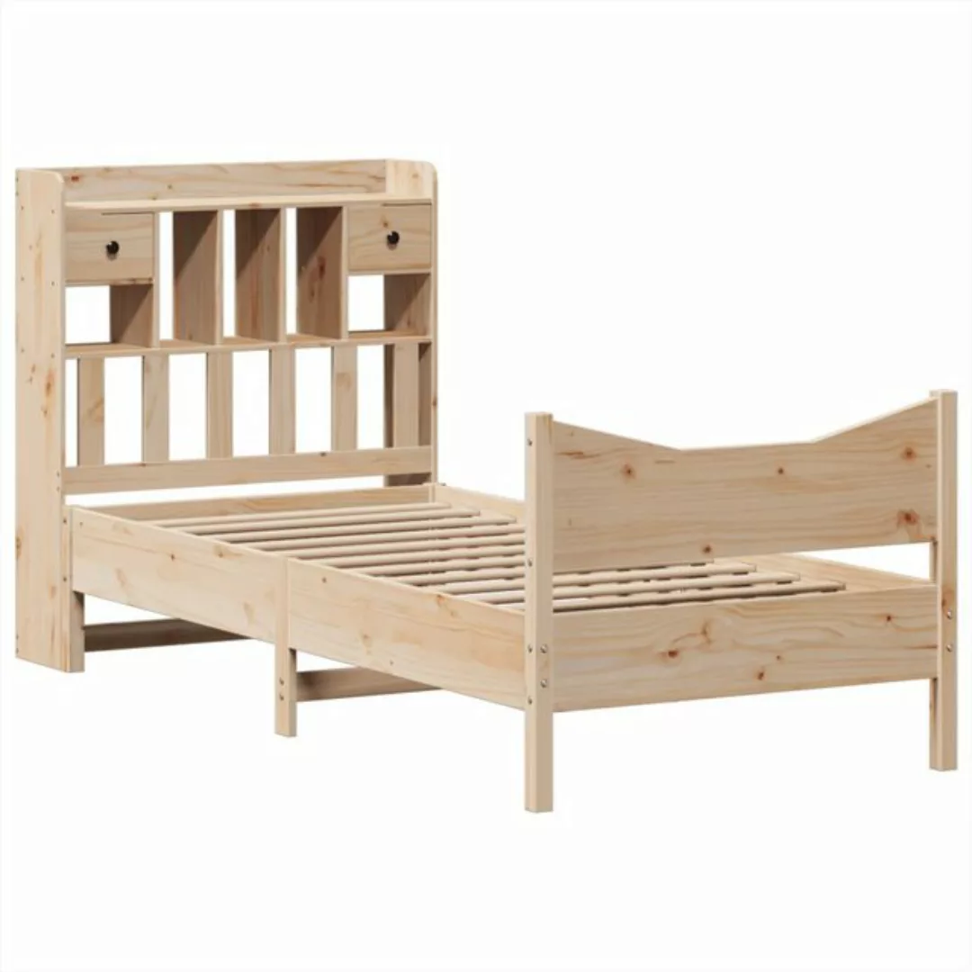 vidaXL Bett Massivholzbett ohne Matratze 75x190 cm Kiefernholz günstig online kaufen