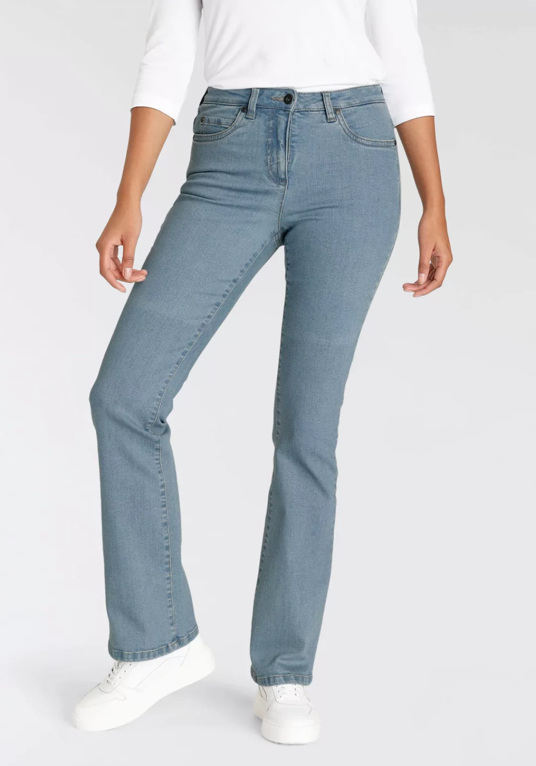 Arizona Bootcut-Jeans High Waist günstig online kaufen