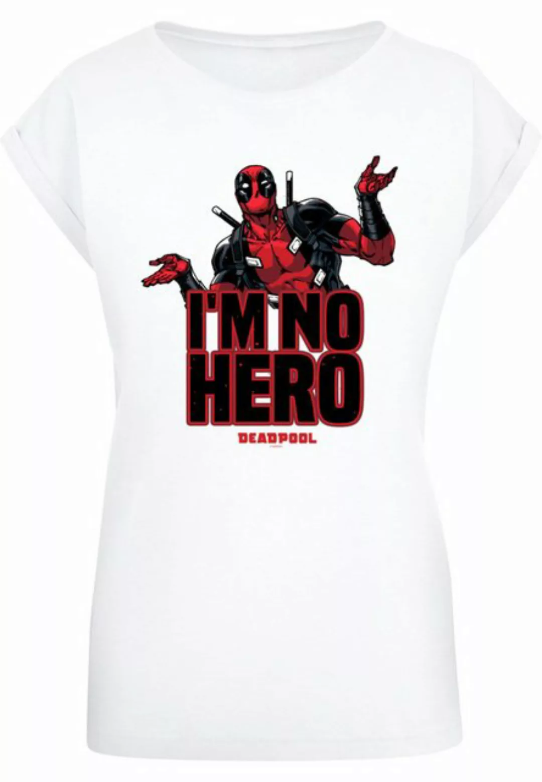 ABSOLUTE CULT T-Shirt ABSOLUTE CULT Damen Ladies Deadpool - I Am No Hero T- günstig online kaufen