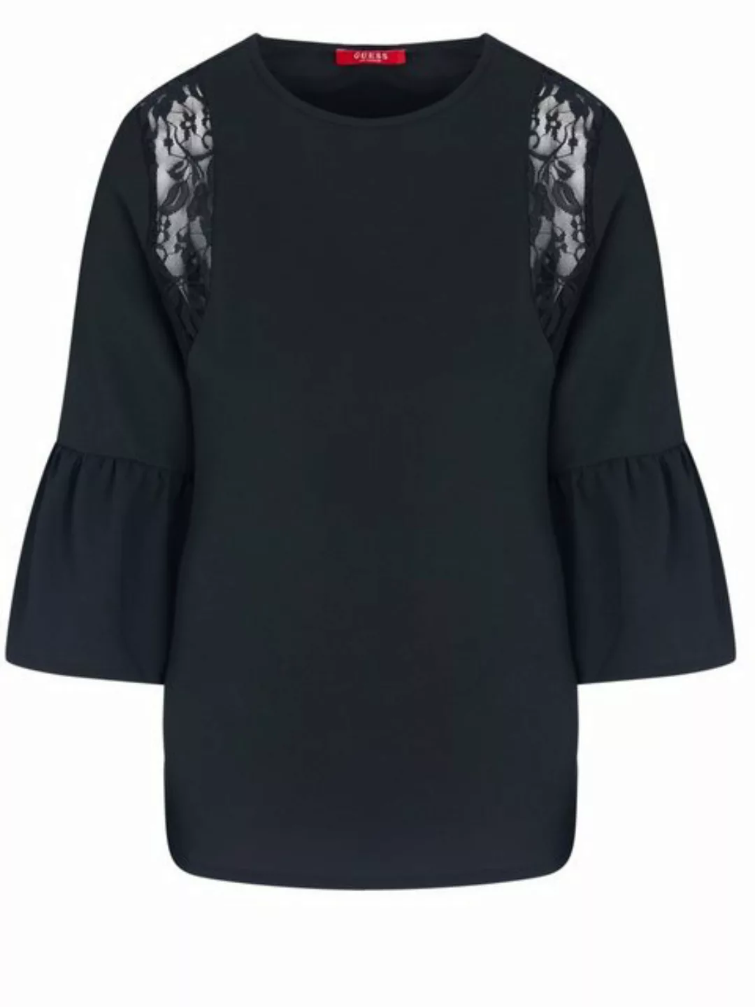 Guess Langarmbluse GUESS Bluse schwarz günstig online kaufen