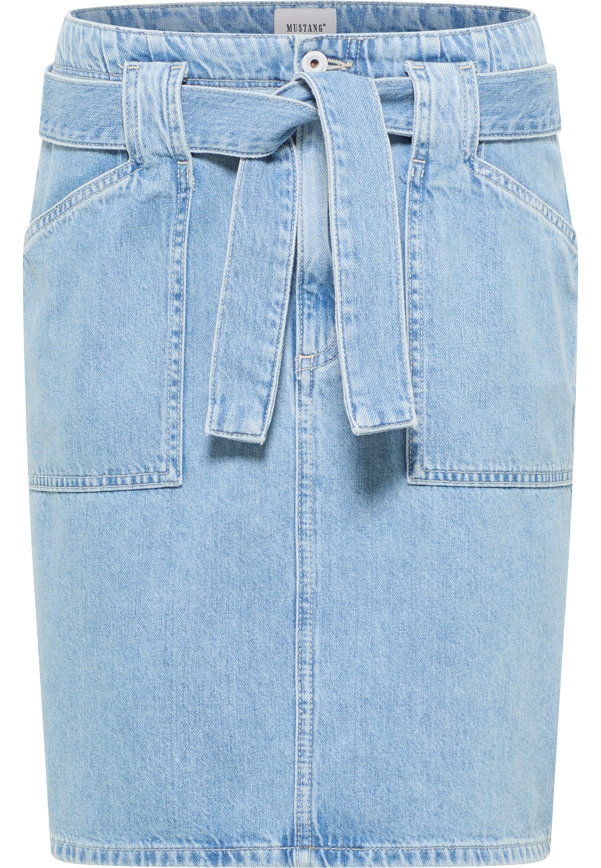 MUSTANG Jeansrock "Damen Style Blossom Denim" günstig online kaufen