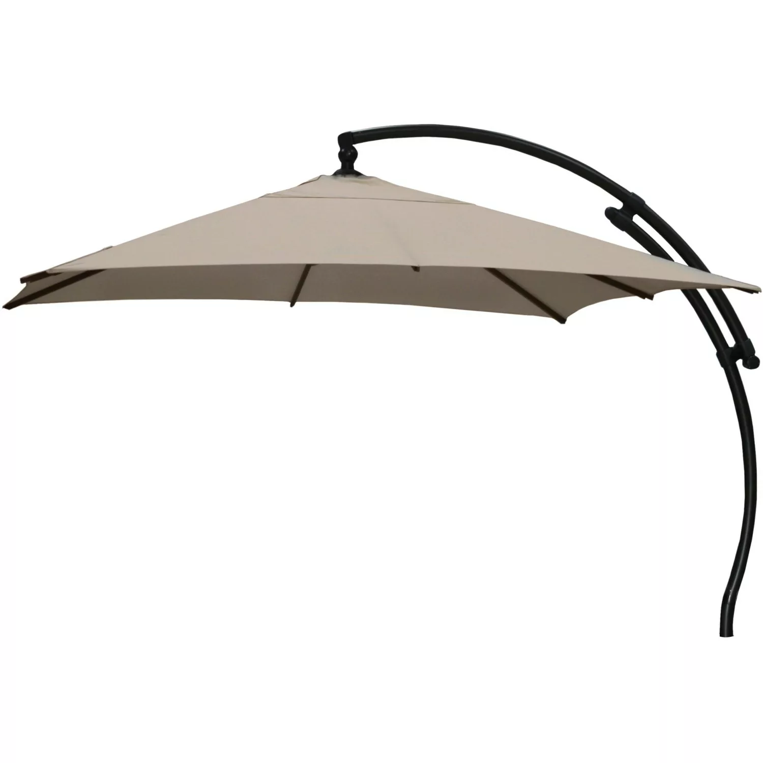 Sun Garden Ampelschirm Easy Sun 320 cm x 320 cm Taupe mit Kurbelmechanik günstig online kaufen