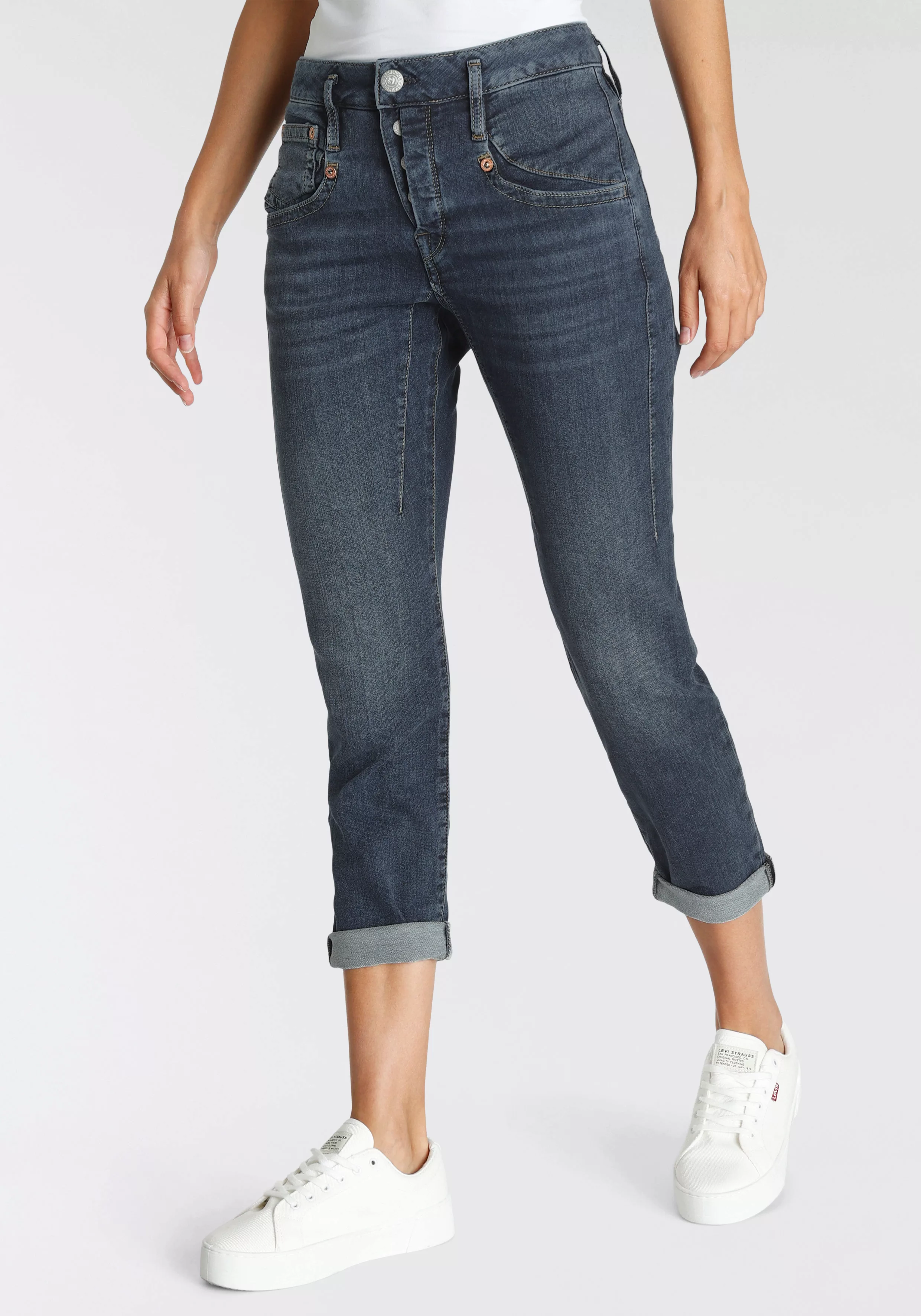 Herrlicher Boyfriend-Jeans Shyra Cropped Jogg Denim weiche Haptik, Abriebef günstig online kaufen