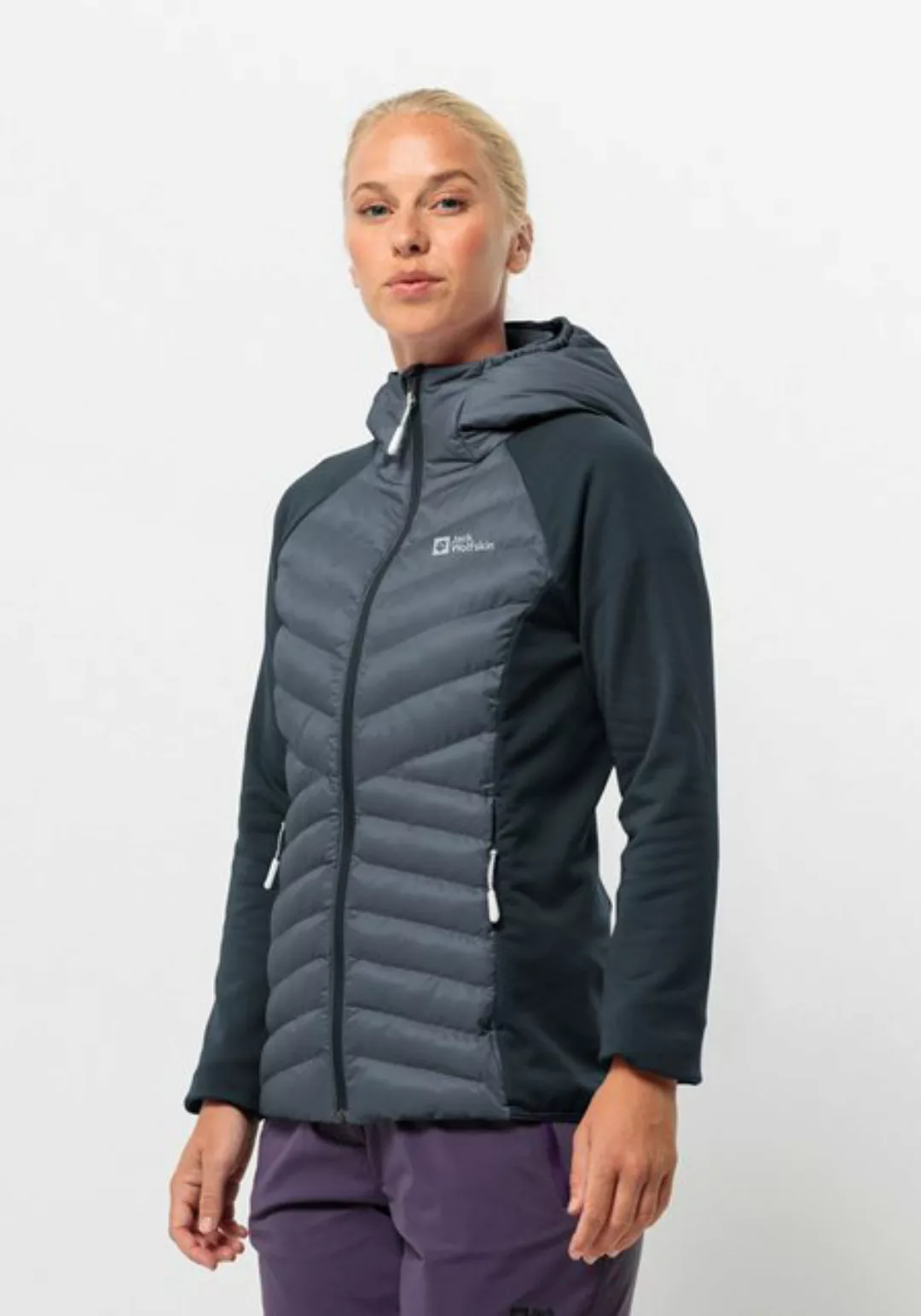 Jack Wolfskin Hybridjacke "ROUTEBURN PRO HYBRID W", mit Kapuze günstig online kaufen