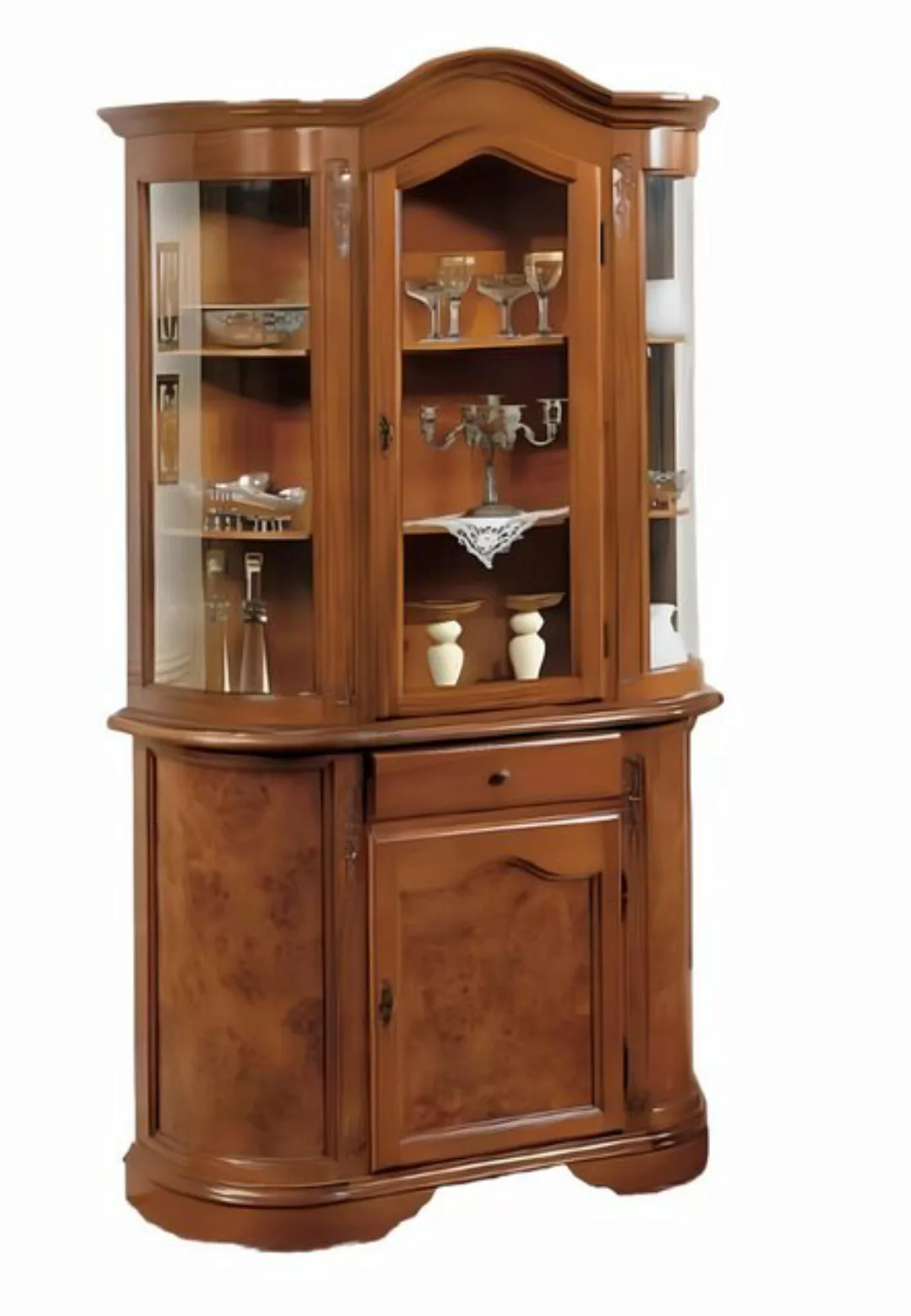 JVmoebel Vitrine Vitrine Italienische Möbel Vitrine Sideboard Anrichte Glas günstig online kaufen