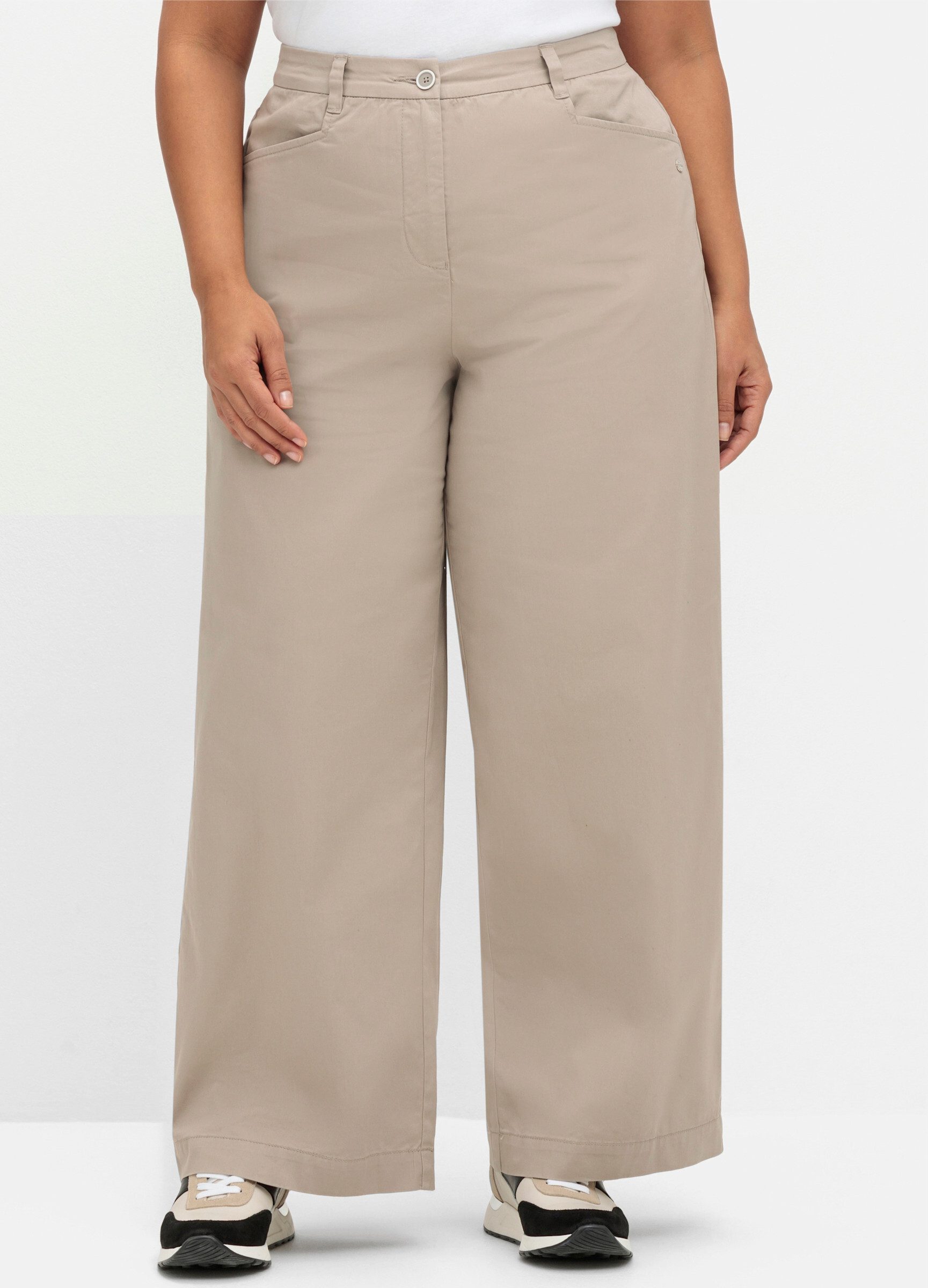 Sheego Jerseyhose Hose lang Innenbeinlänge ca. günstig online kaufen