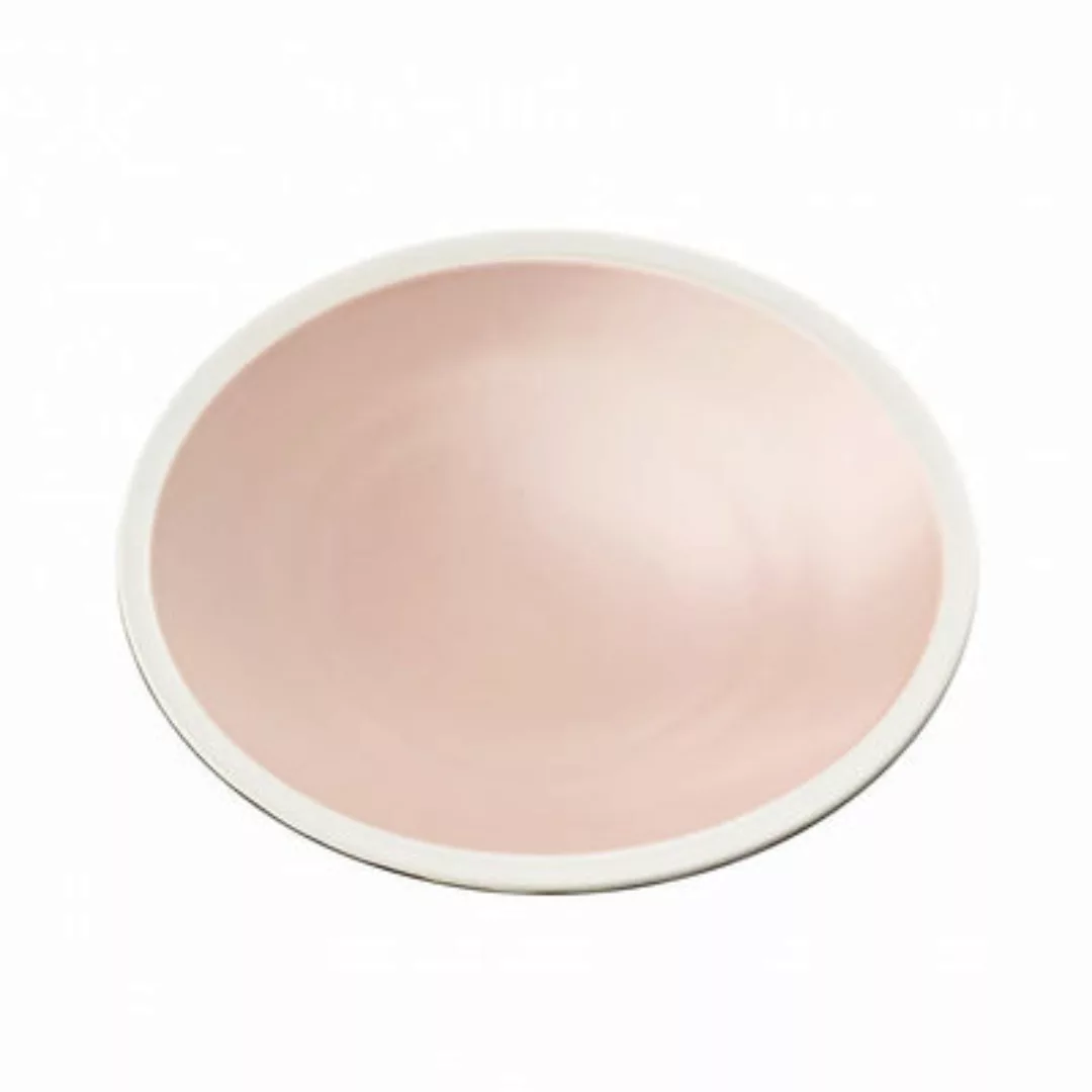 Suppenteller Sicilia keramik rosa / Ø 24 cm - Maison Sarah Lavoine - Rosa günstig online kaufen