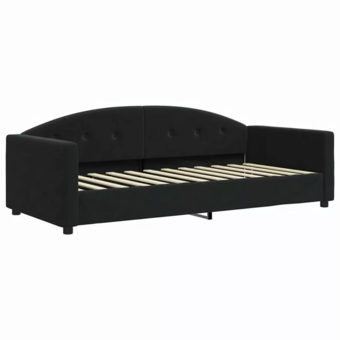 vidaXL Gästebett Tagesbett Gelb 90x200 cm Samt Gästebett Gästecouch Gästeso günstig online kaufen