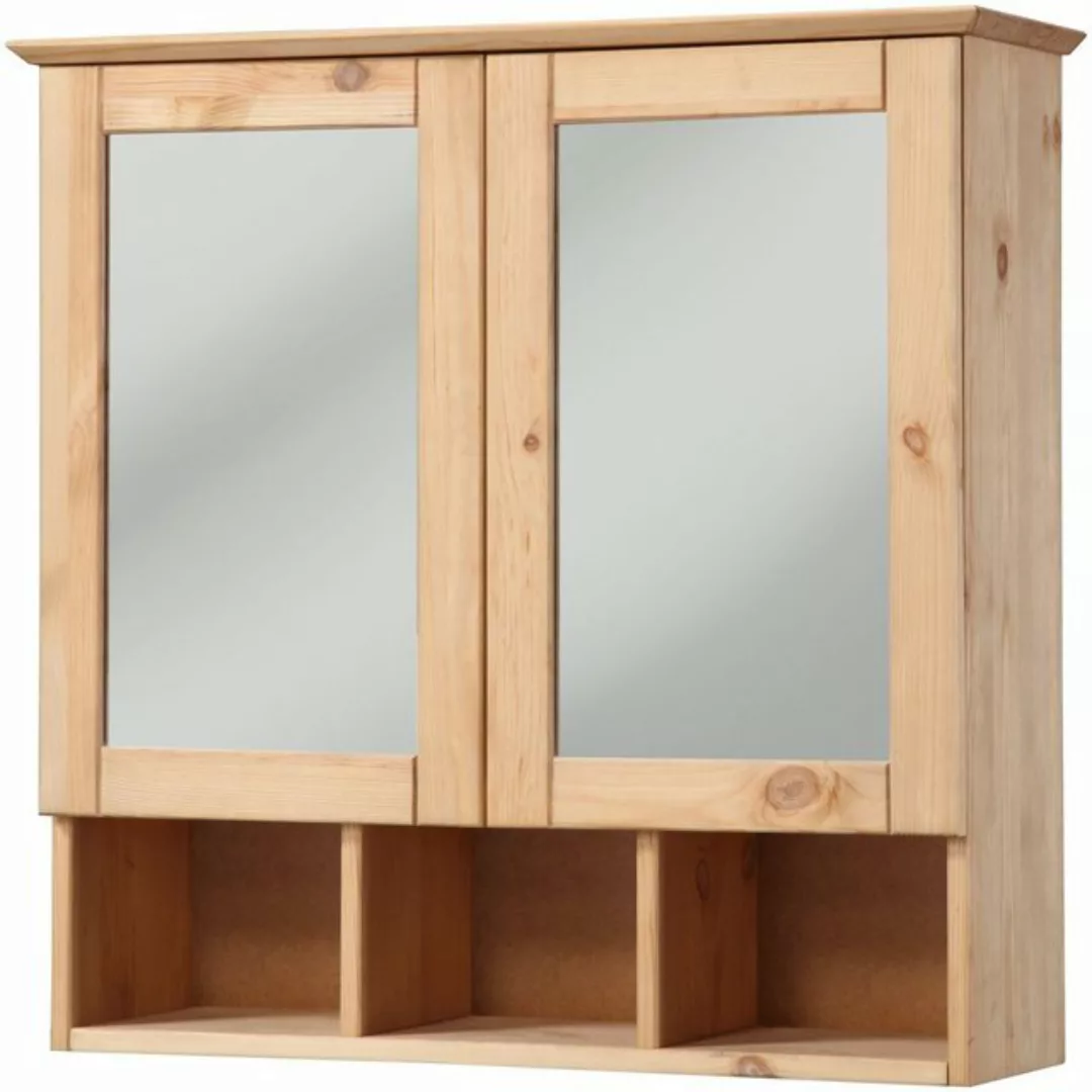 welltime Spiegelschrank "Landhaus Sylt", Breite 62,5 cm, aus Massivholz günstig online kaufen