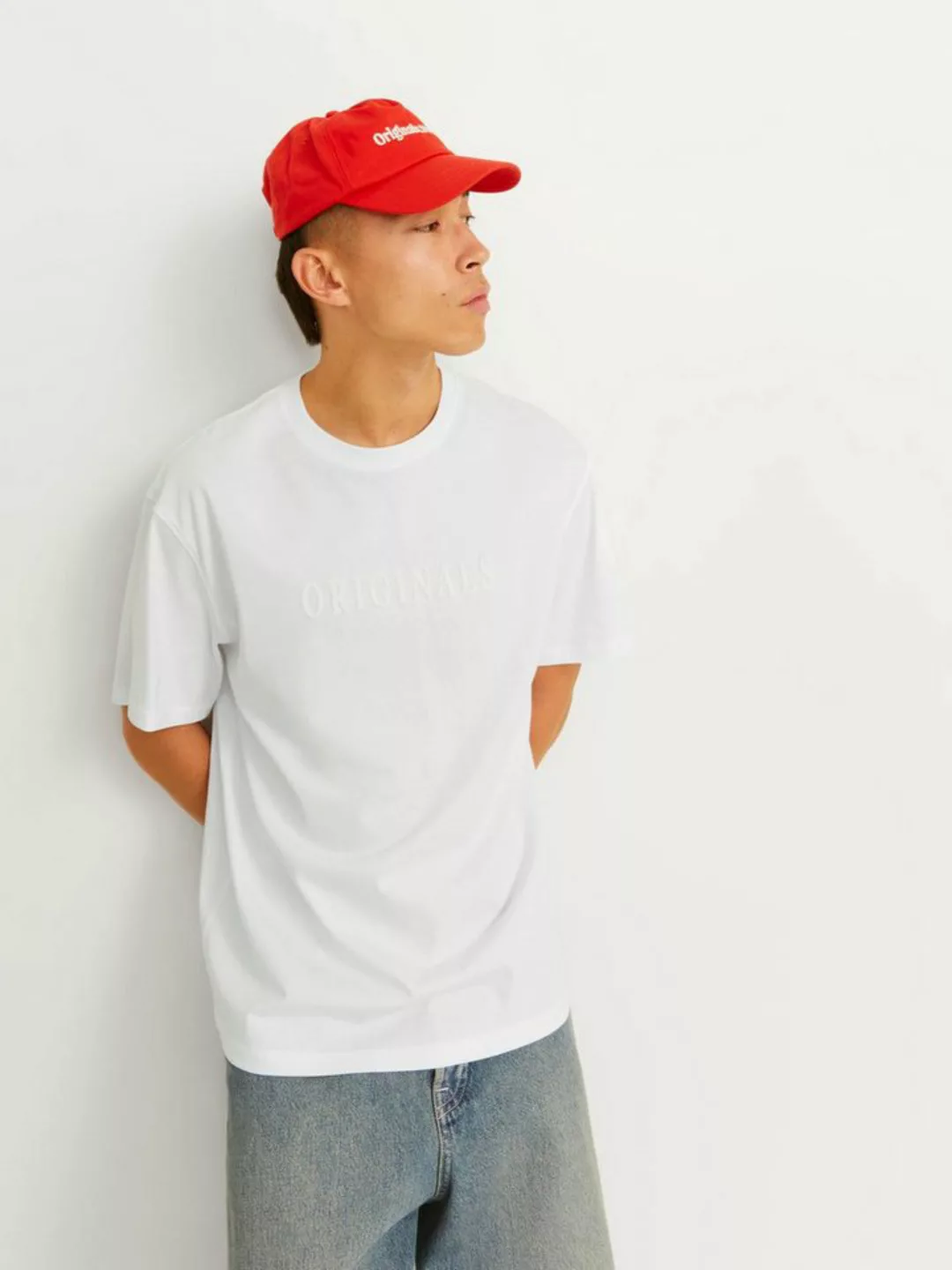 Jack & Jones Herren Rundhals T-Shirt JORFREDERIKSBERG - Regular Fit günstig online kaufen