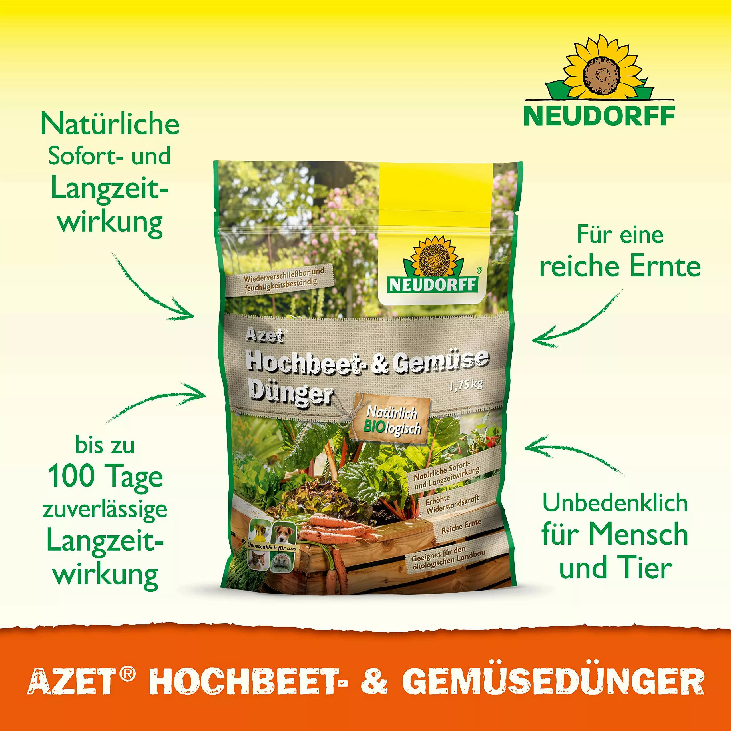 Neudorff Gemüsedünger Bio - Azet Hochbeet-und günstig online kaufen