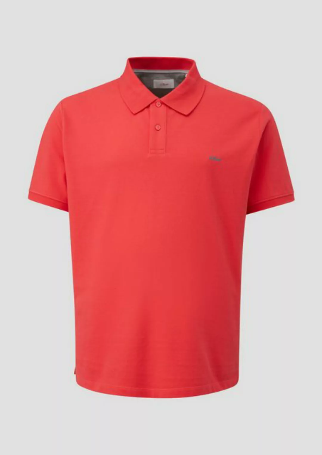 s.Oliver Kurzarmshirt Poloshirt mit Piquéstruktur günstig online kaufen