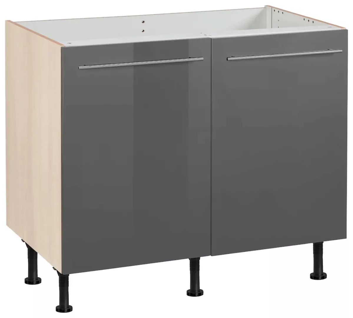 OPTIFIT Spülenschrank "Bern", 100 cm breit, mit 2 Türen, höhenverstellbare günstig online kaufen