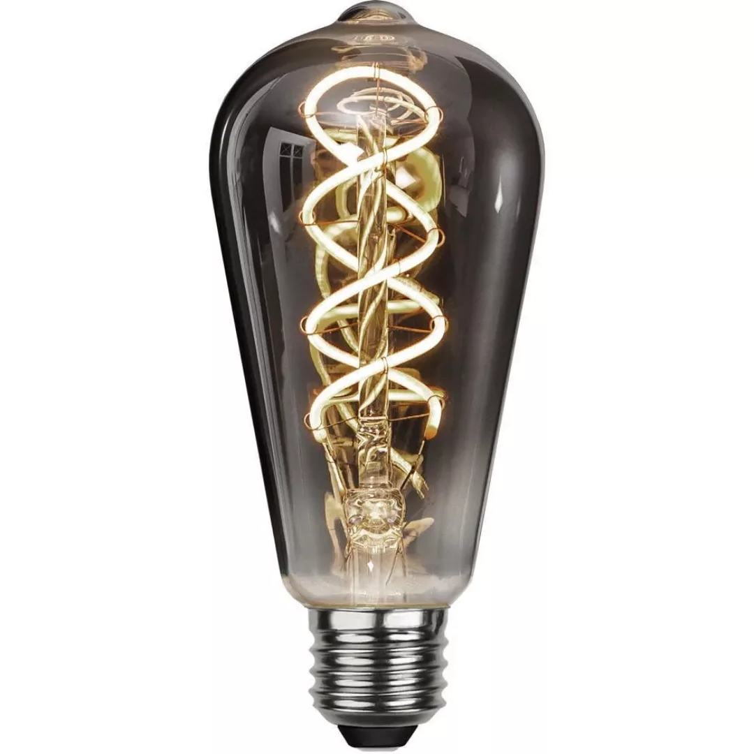LED-Rustikalampe E27 ST64 2W Filament 2.100K rauch günstig online kaufen