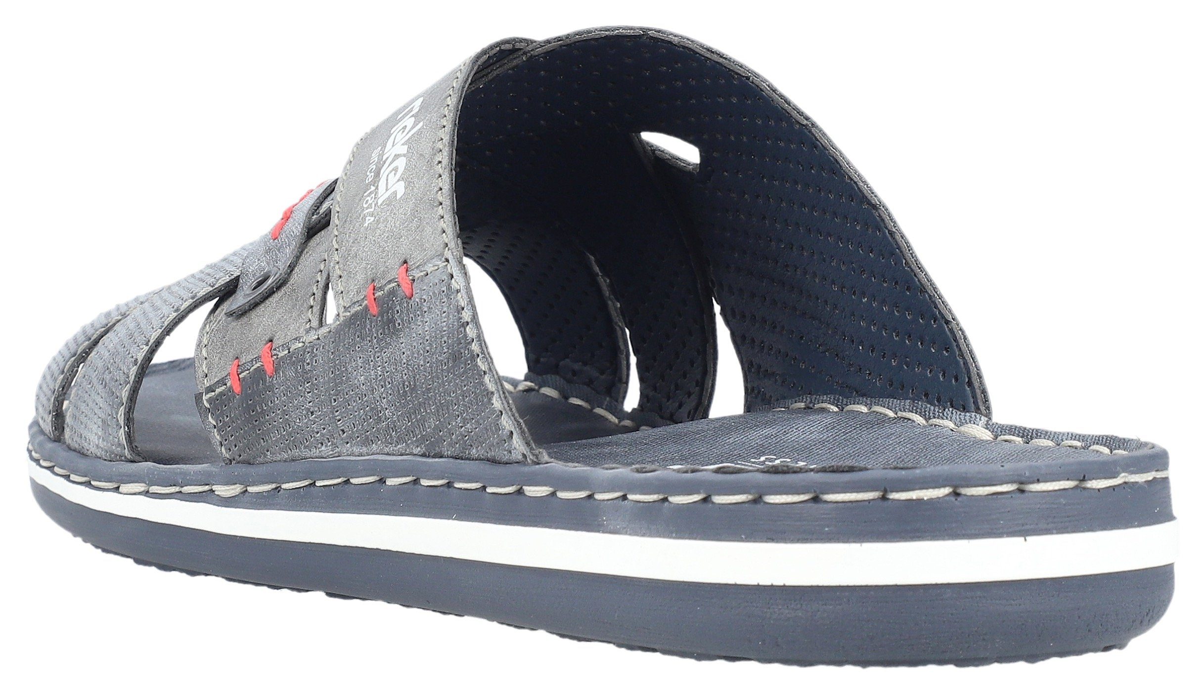Rieker Pantolette, Sommerschuh, Schlappen, Poolslides mit günstig online kaufen