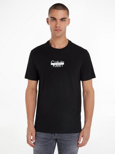 Calvin Klein T-Shirt CUT THROUGH LOGO T-SHIRT günstig online kaufen