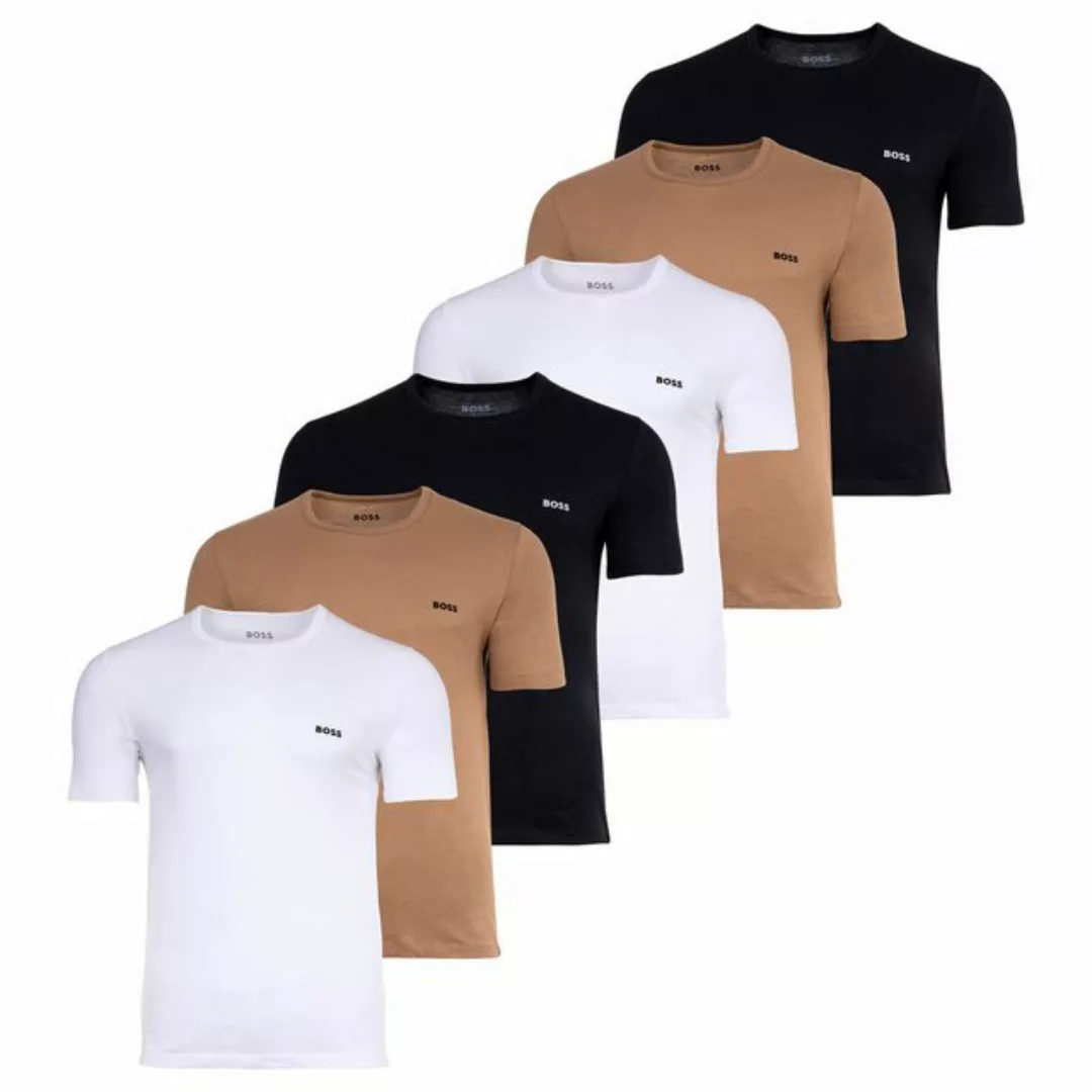 BOSS T-Shirt Herren T-Shirt, 6er Pack - RN Classic, Rundhals günstig online kaufen