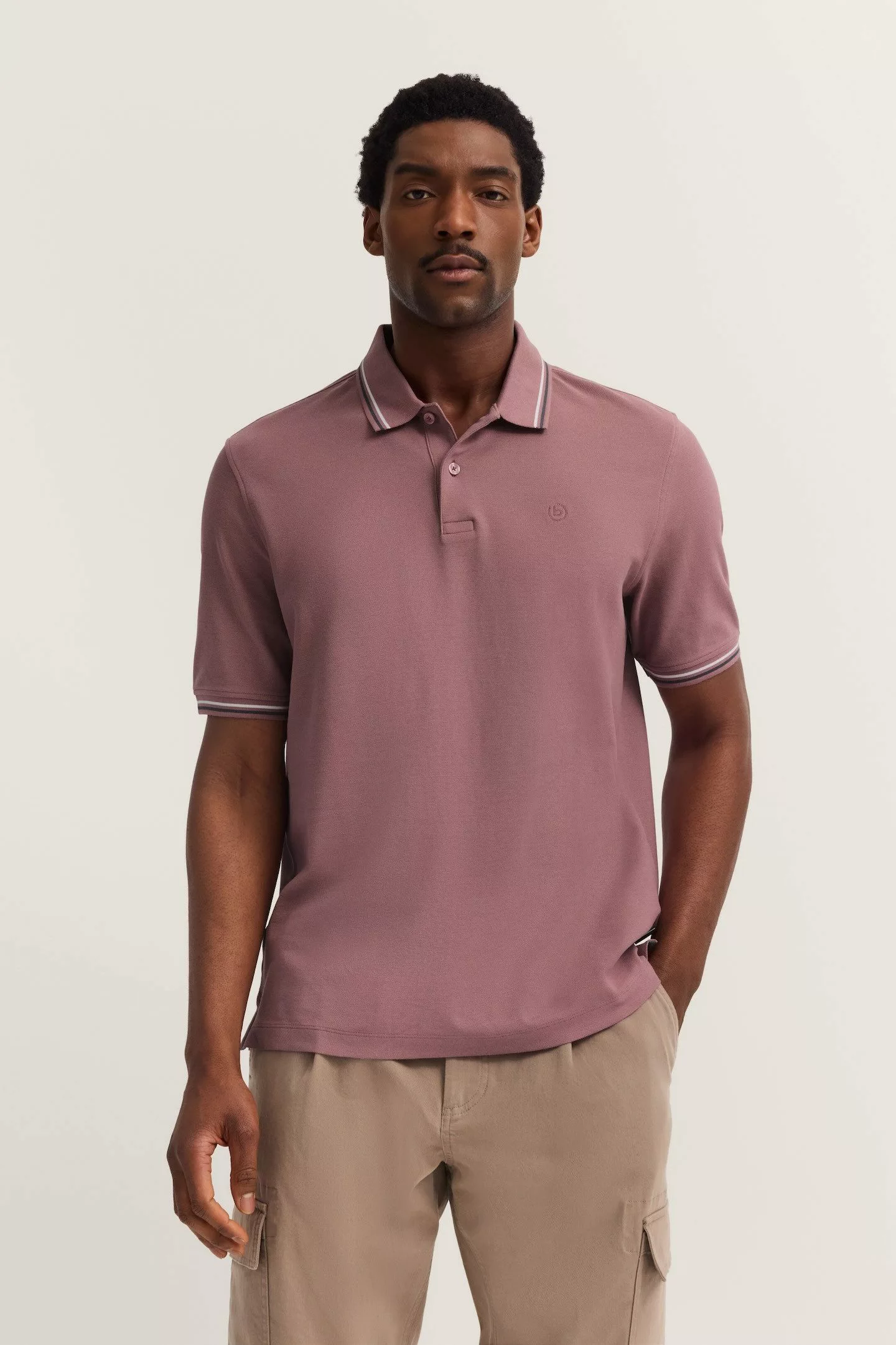 bugatti Poloshirt "Modern Fit", Basic Essential aus Baumwolle günstig online kaufen