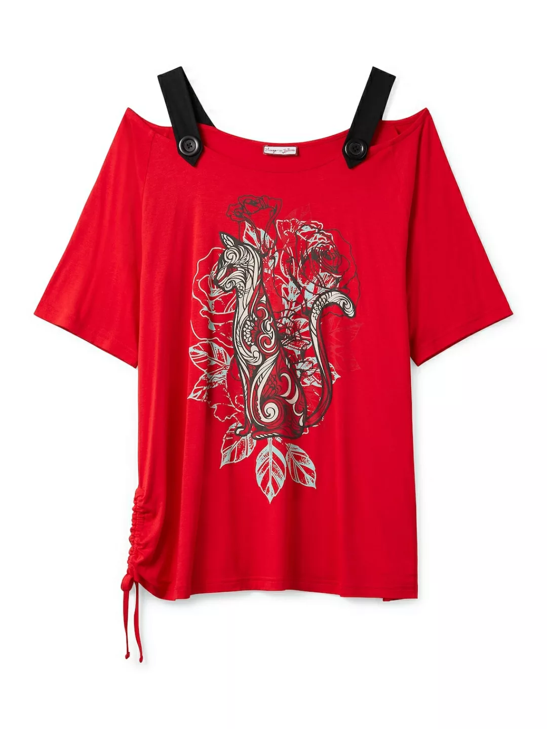 sheego by Joe Browns T-Shirt "Große Größen", mit Trägern und Frontdruck günstig online kaufen
