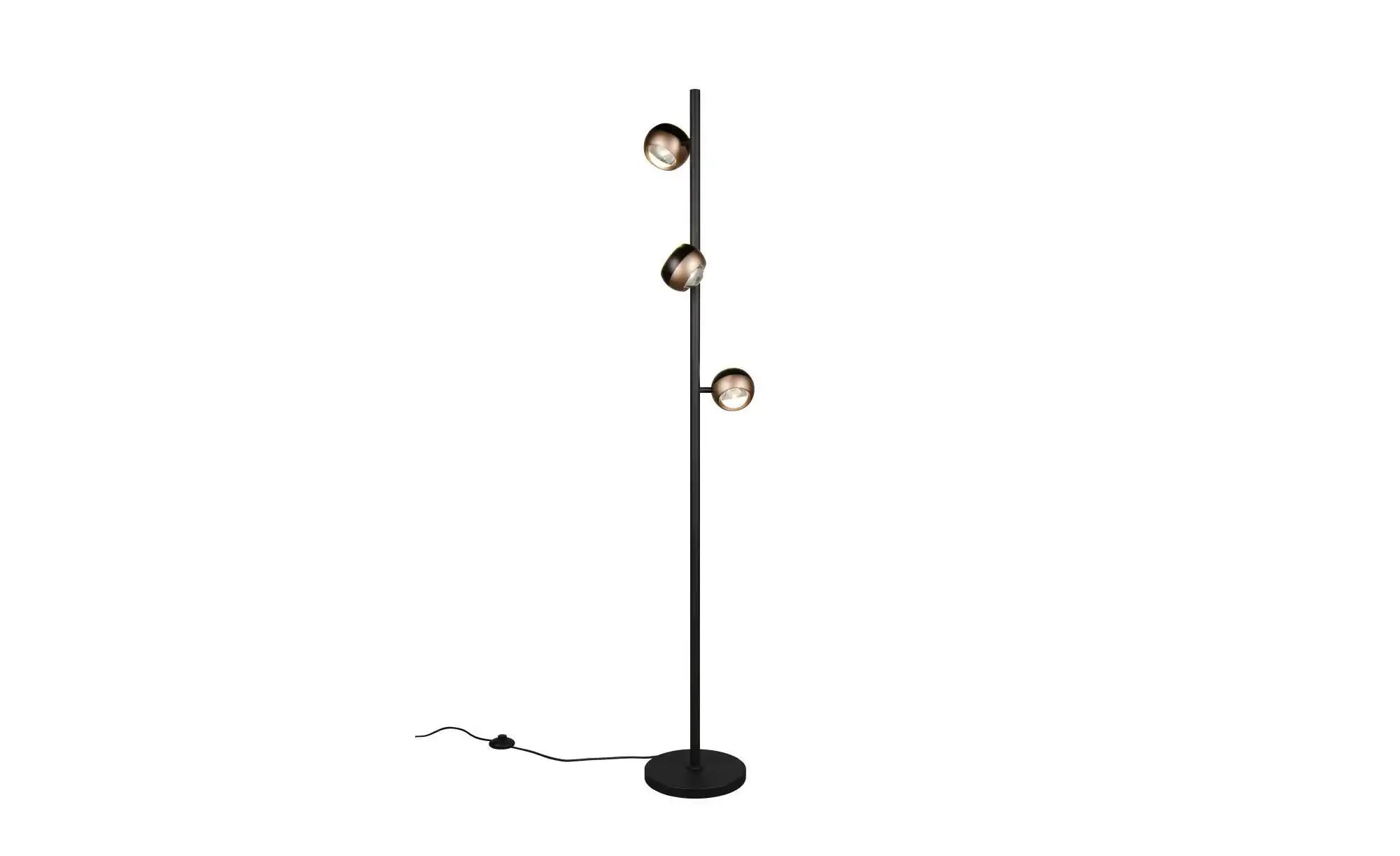 Trio Stehlampe ¦ schwarz ¦ Maße (cm): B: 25 H: 150 T: 25  Ø: 23 Lampen & Le günstig online kaufen