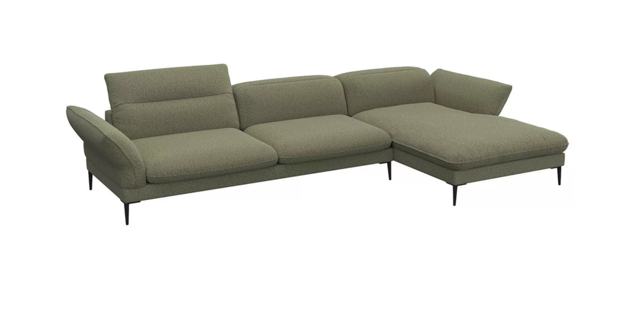 FLEXLUX Ecksofa »Salino, Funktionssofa mit Recamiere, Relaxsofa, Ecksofa«, günstig online kaufen