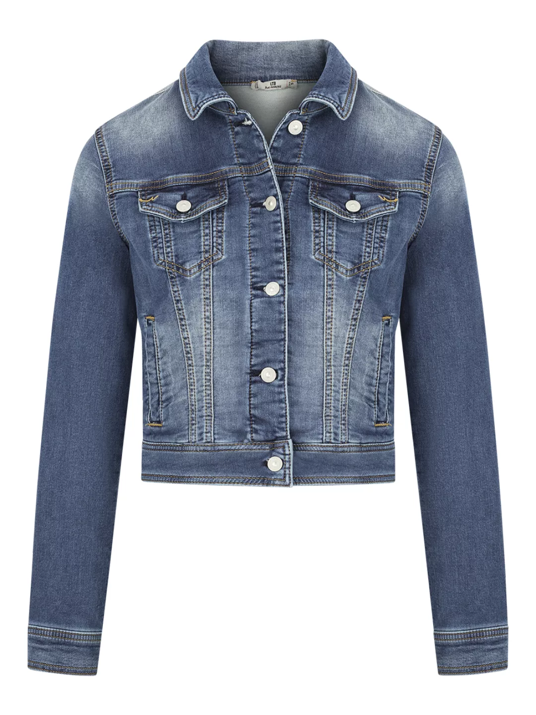 LTB Damen Jeansjacke Denim Jacket Destin - Slim Fit - Blau - Eternia Wash günstig online kaufen