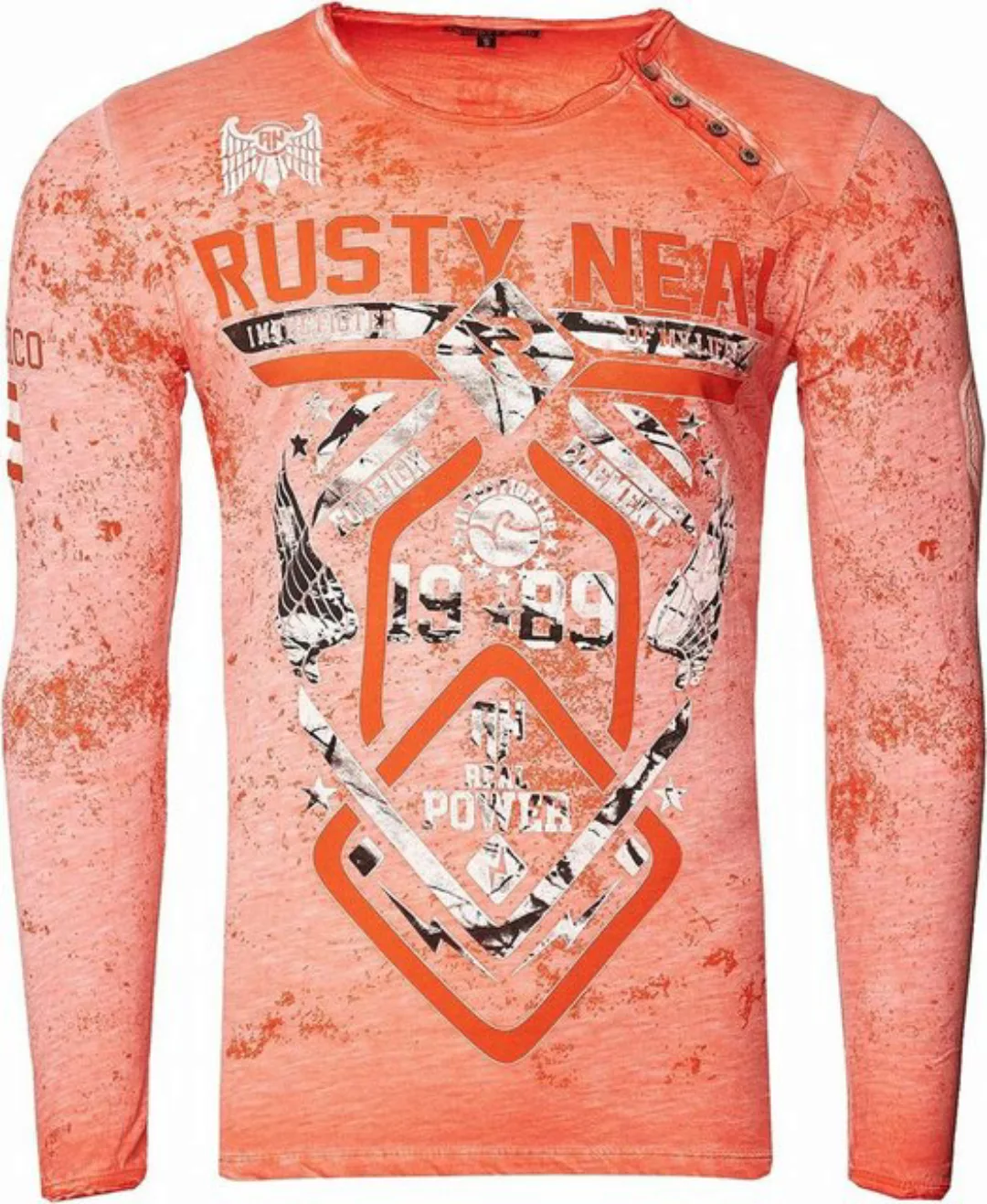 Rusty Neal Langarmshirt günstig online kaufen