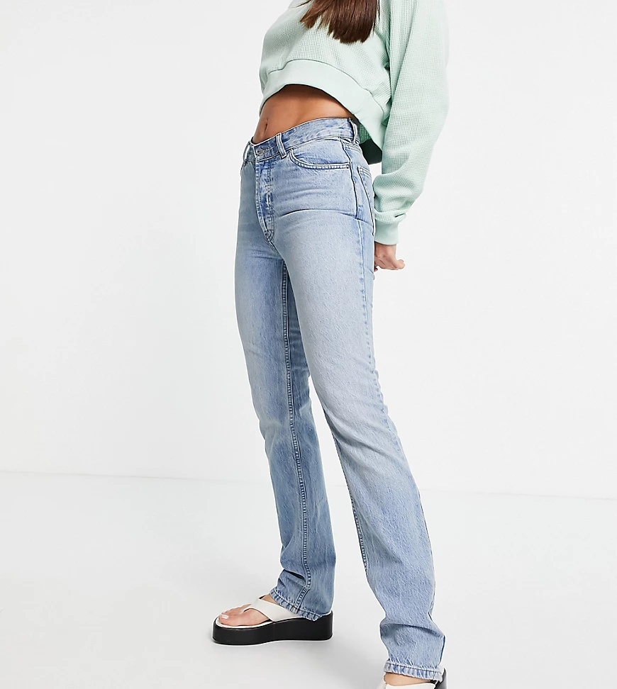 ASOS DESIGN Tall – Jeans aus hochwertiger Bio-Baumwolle in heller Waschung günstig online kaufen